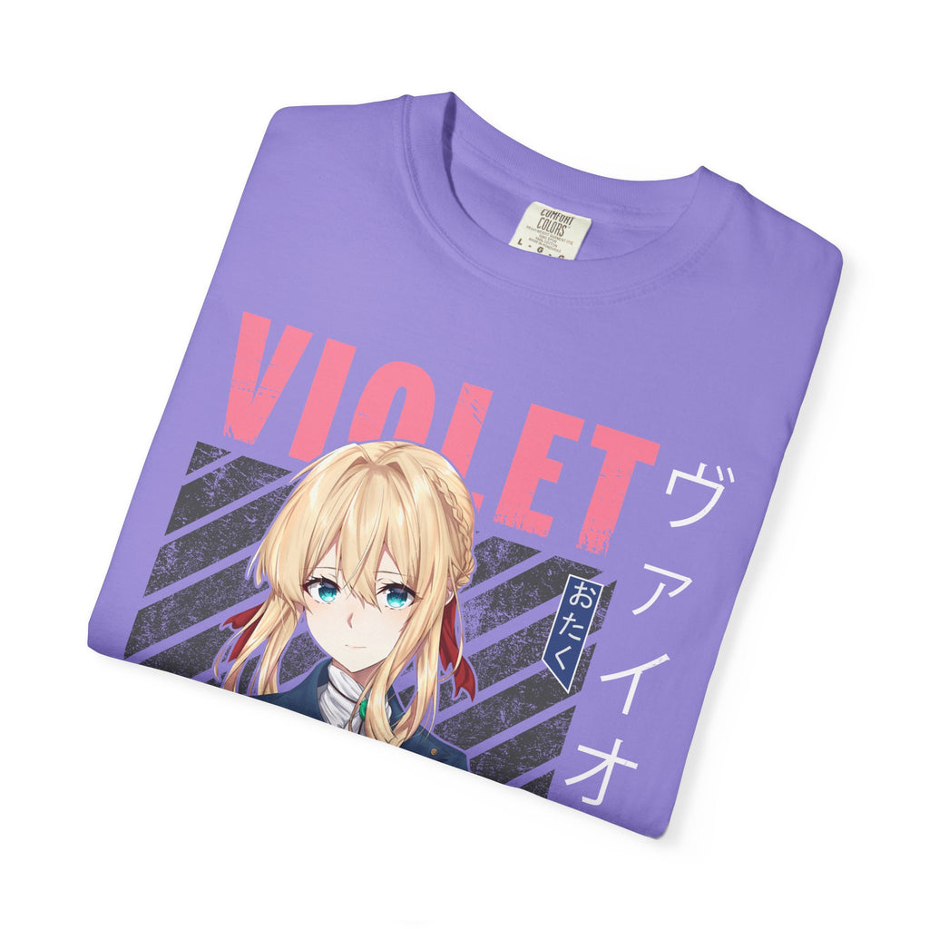 Violet Otaku Anime Graphic T-Shirt