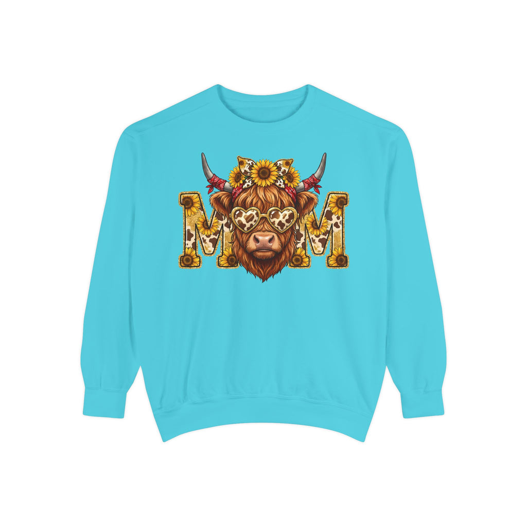 Mom Buffalo Floral Graphic Sweatshirt