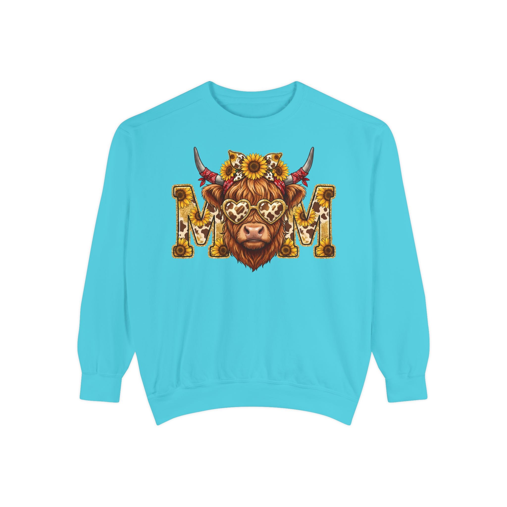 Mom Buffalo Floral Graphic Sweatshirt