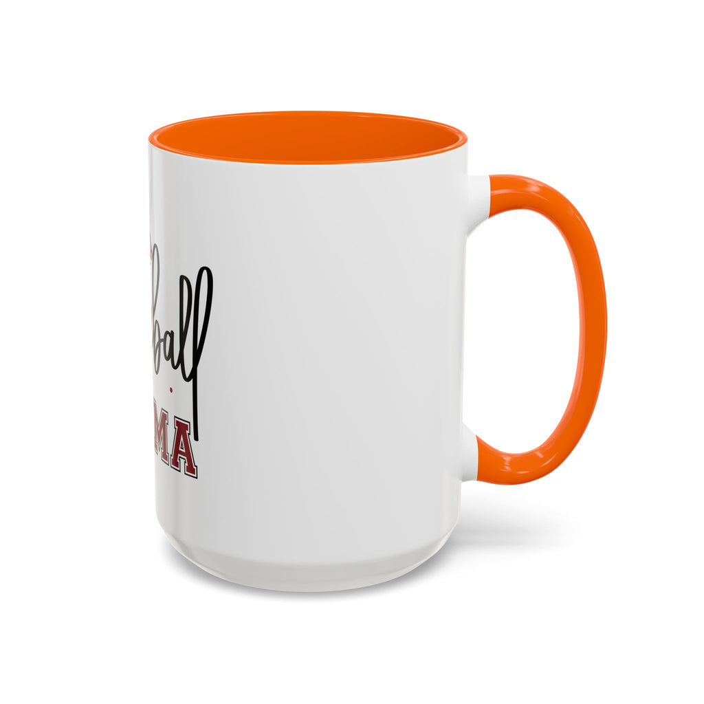 Baseball Mama Accent Coffee Mug — 11/15oz Ceramic Gift for Baseball Moms