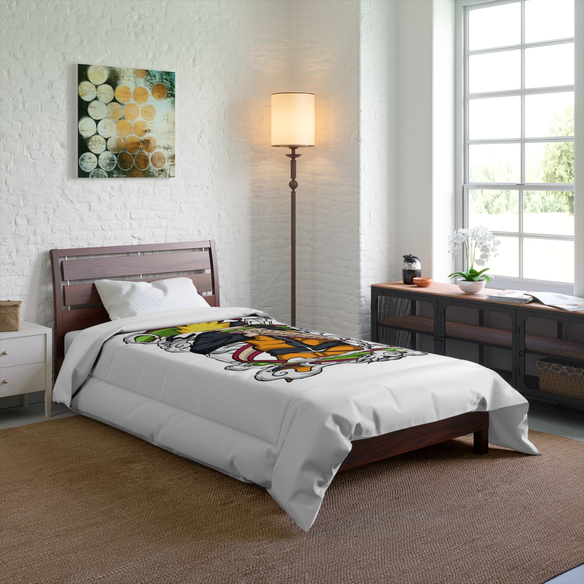 Anime Ninja Comforter – Naruto Scroll Graphic Bedding