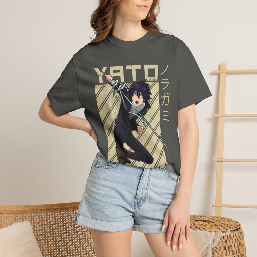Yato Anime Sword T‑Shirt — Noragami Character Graphic Tee