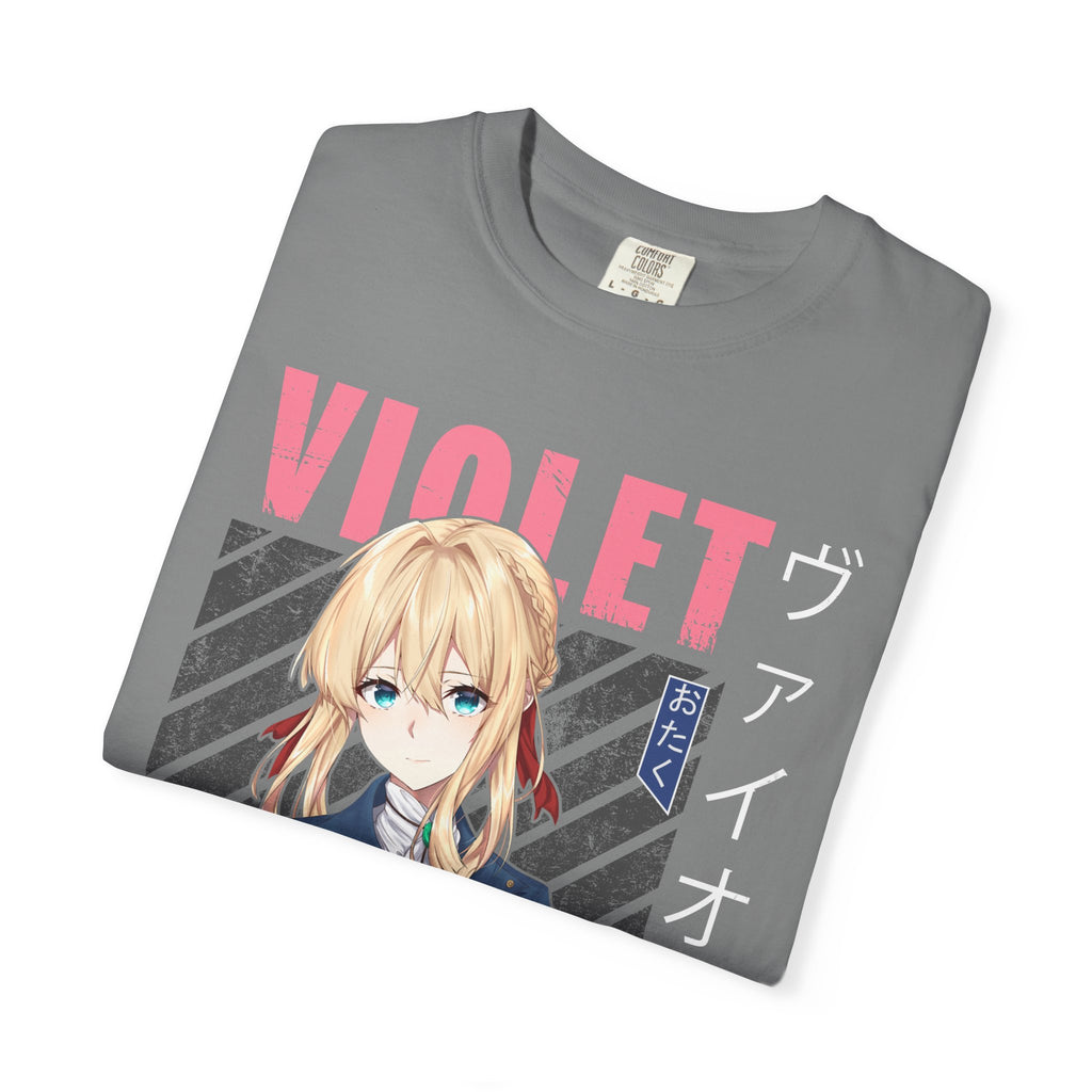 Violet Otaku Anime Graphic T-Shirt