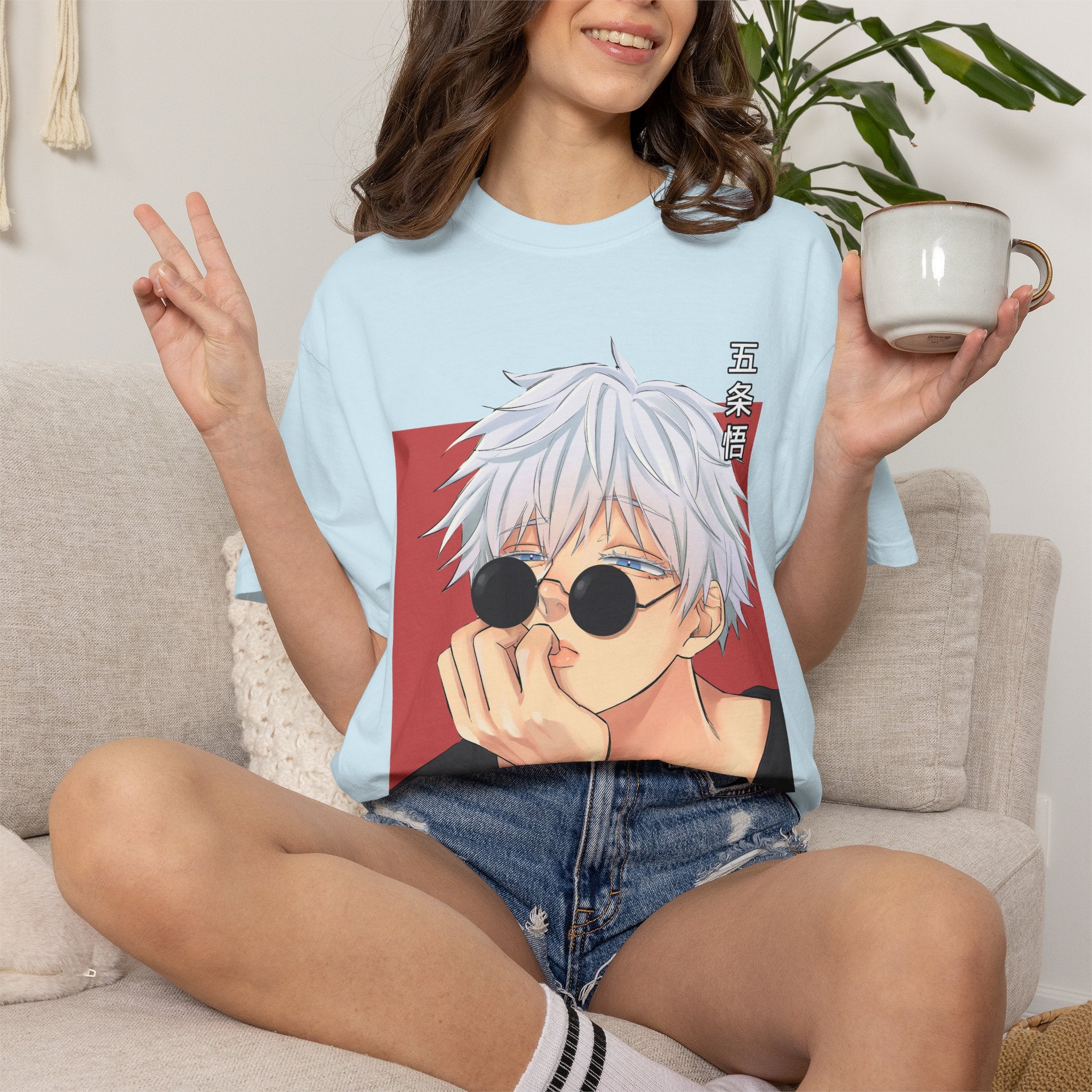 Satoru Anime Art T-Shirt