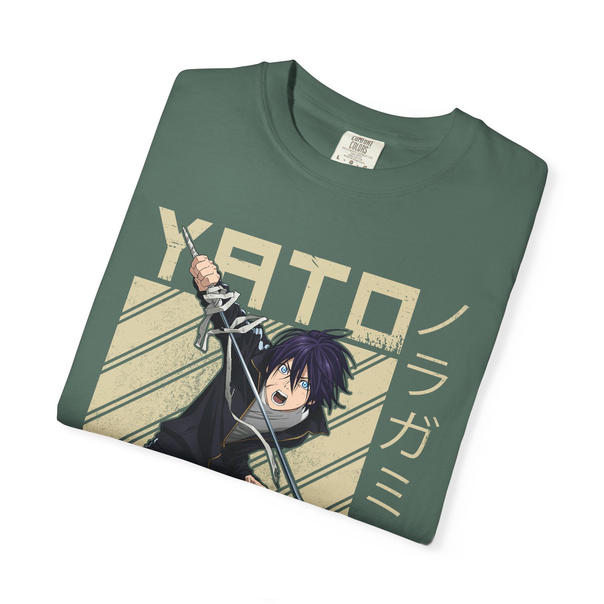 Yato Anime Sword T‑Shirt — Noragami Character Graphic Tee