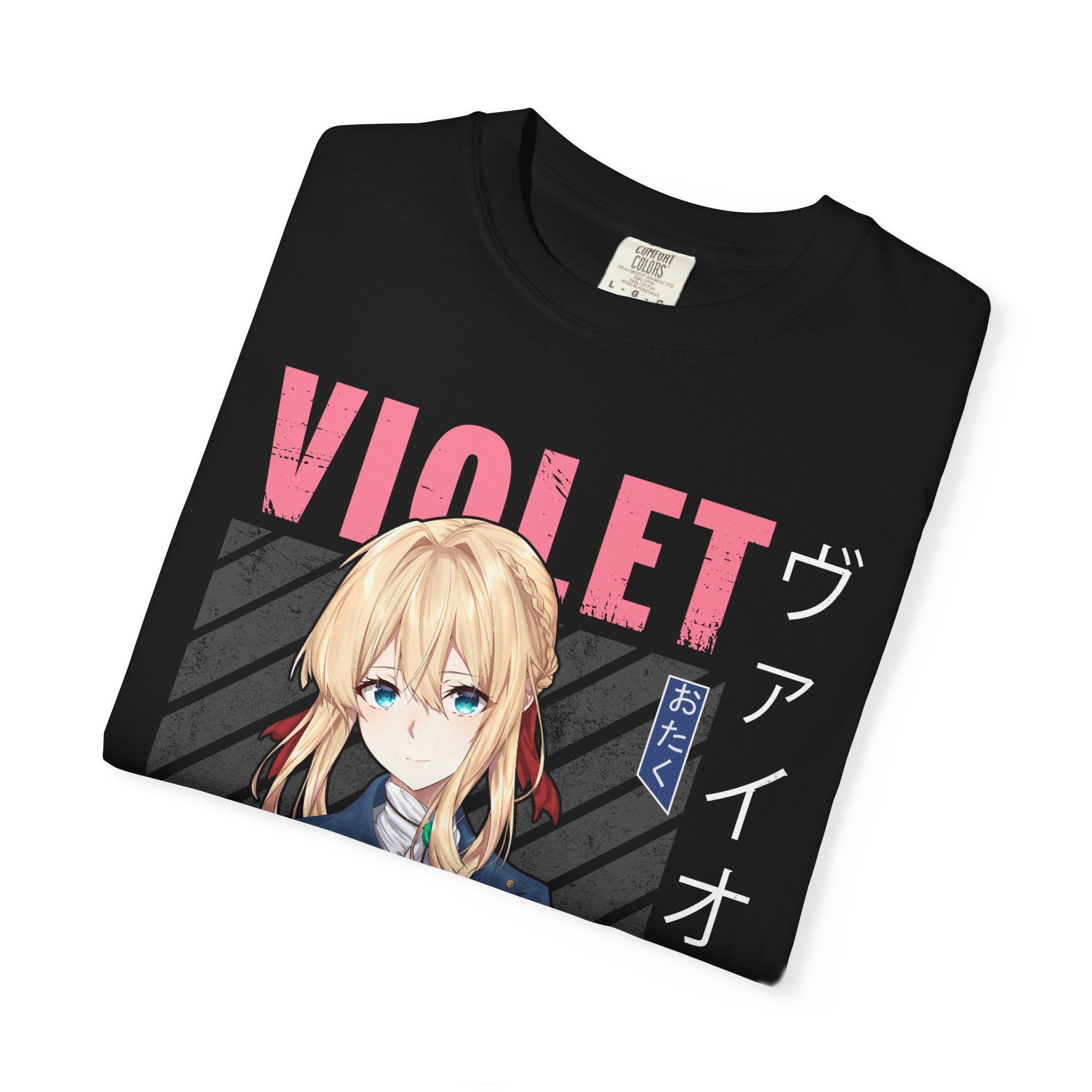 Violet Otaku Anime Graphic T-Shirt