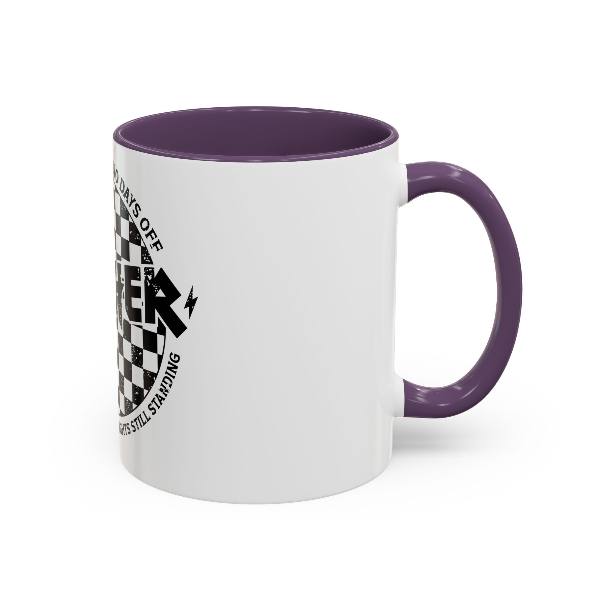 Mother Checkerboard Coffee Mug — "Full Time Job With No Days Off"