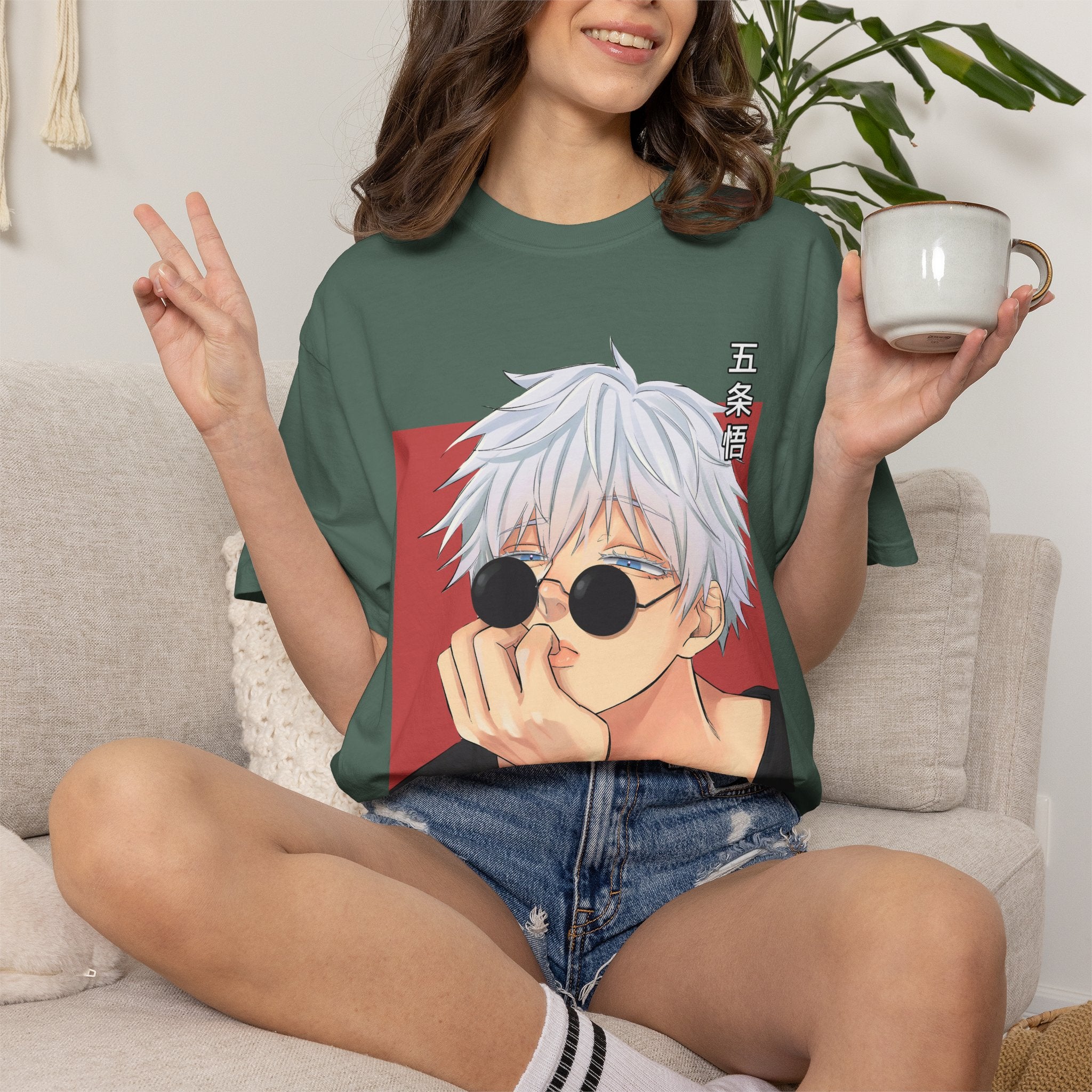 Satoru Anime Art T-Shirt