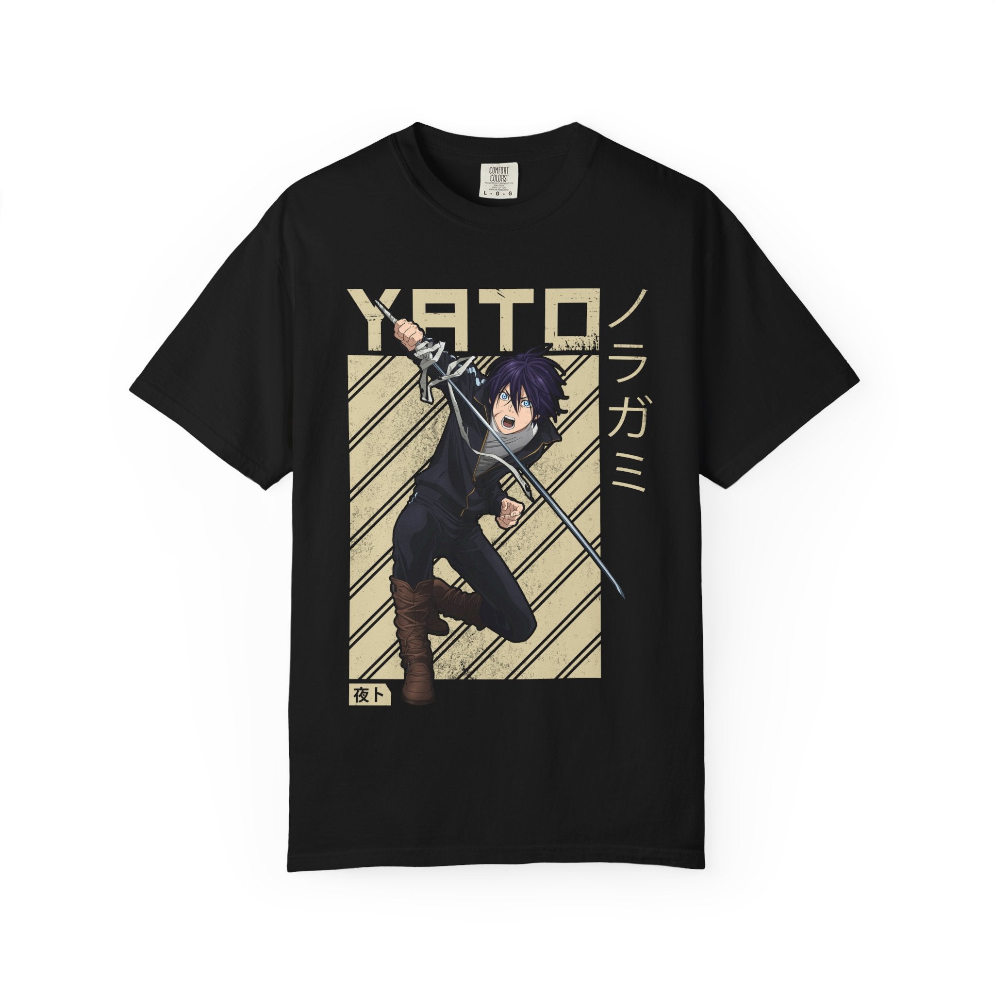 Yato Anime Sword T‑Shirt — Noragami Character Graphic Tee