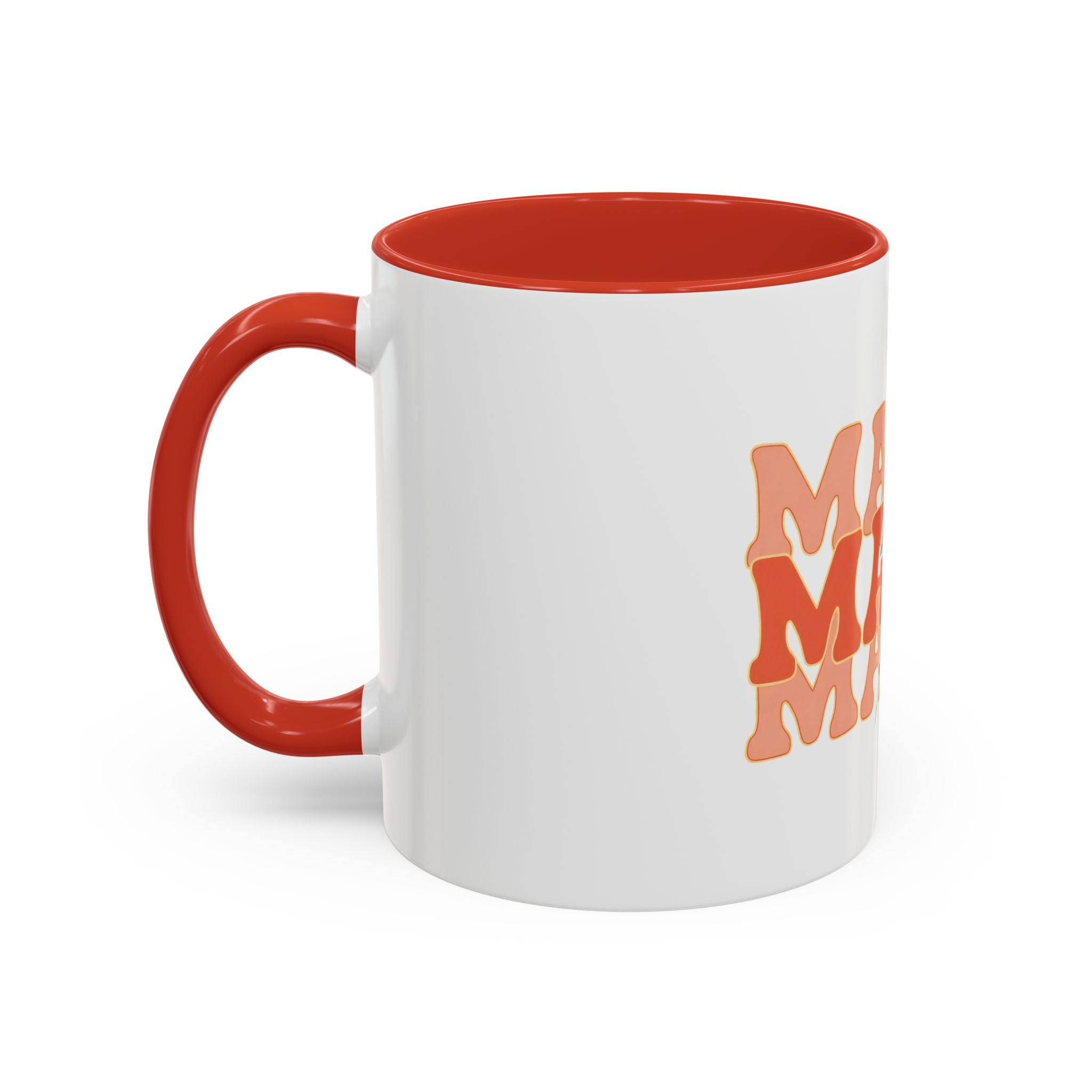 Mama Lightning Bolt Accent Coffee Mug — Retro Boho Mom Gift (11/15oz)