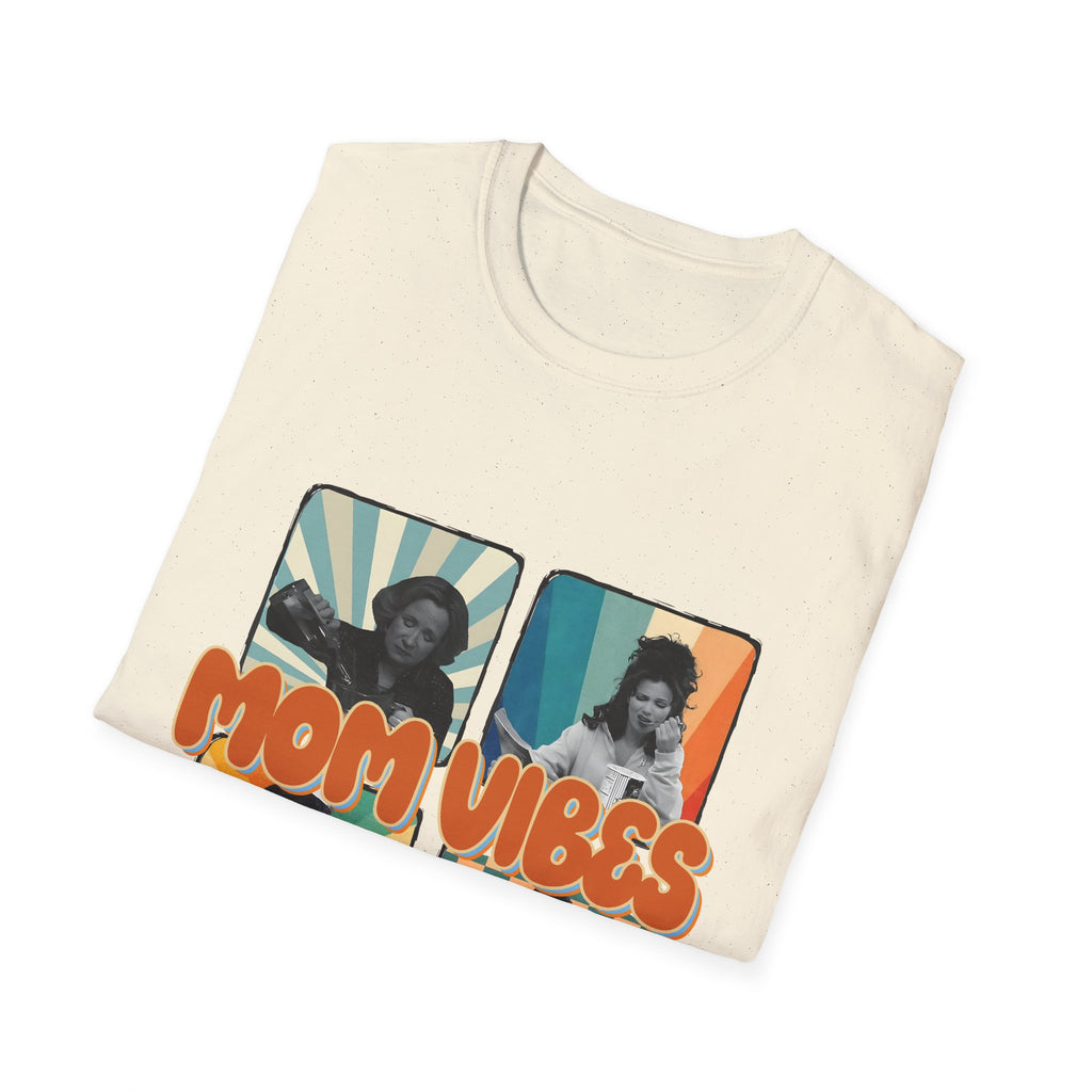Mom Vibes Retro Photo T-Shirt