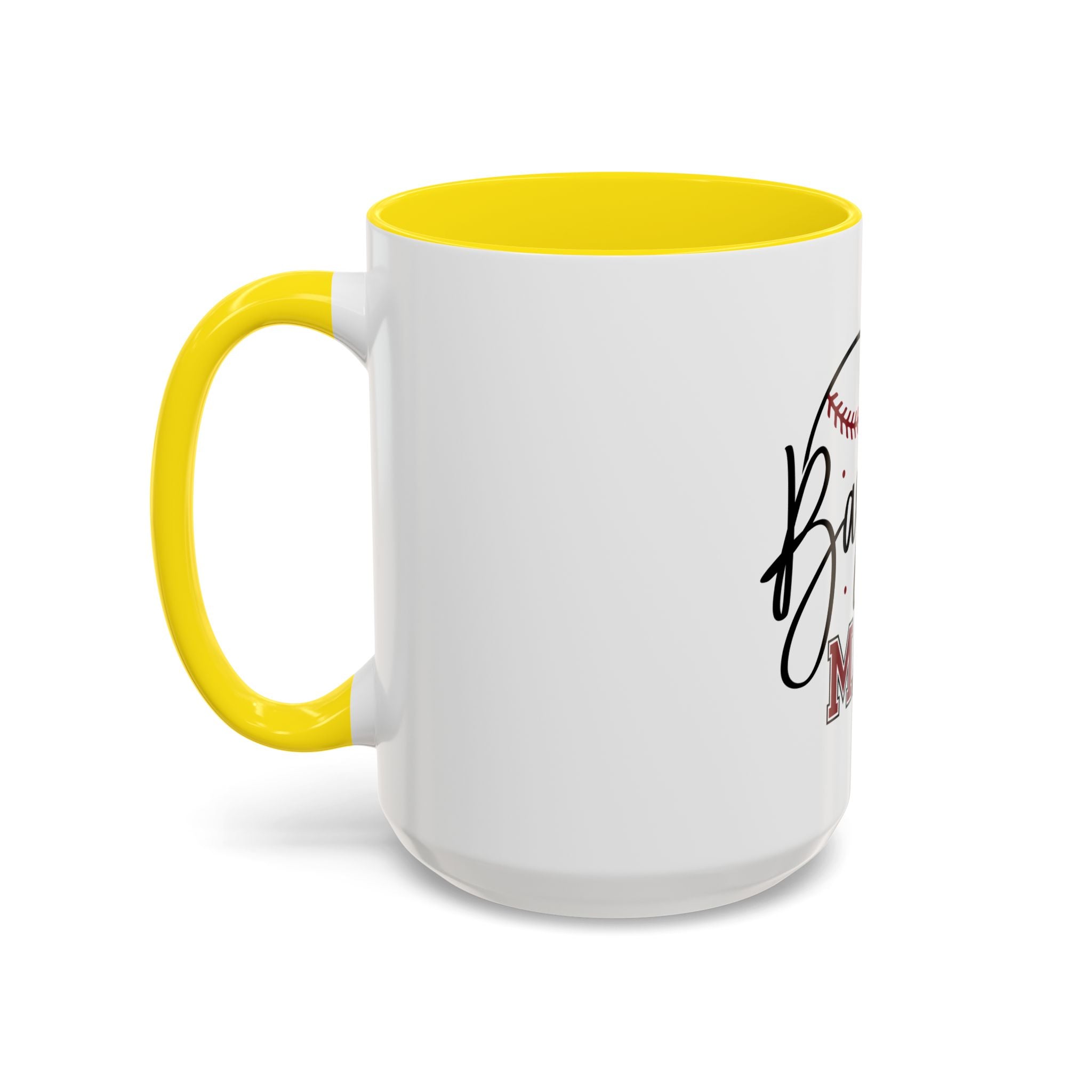 Baseball Mama Accent Coffee Mug — 11/15oz Ceramic Gift for Baseball Moms