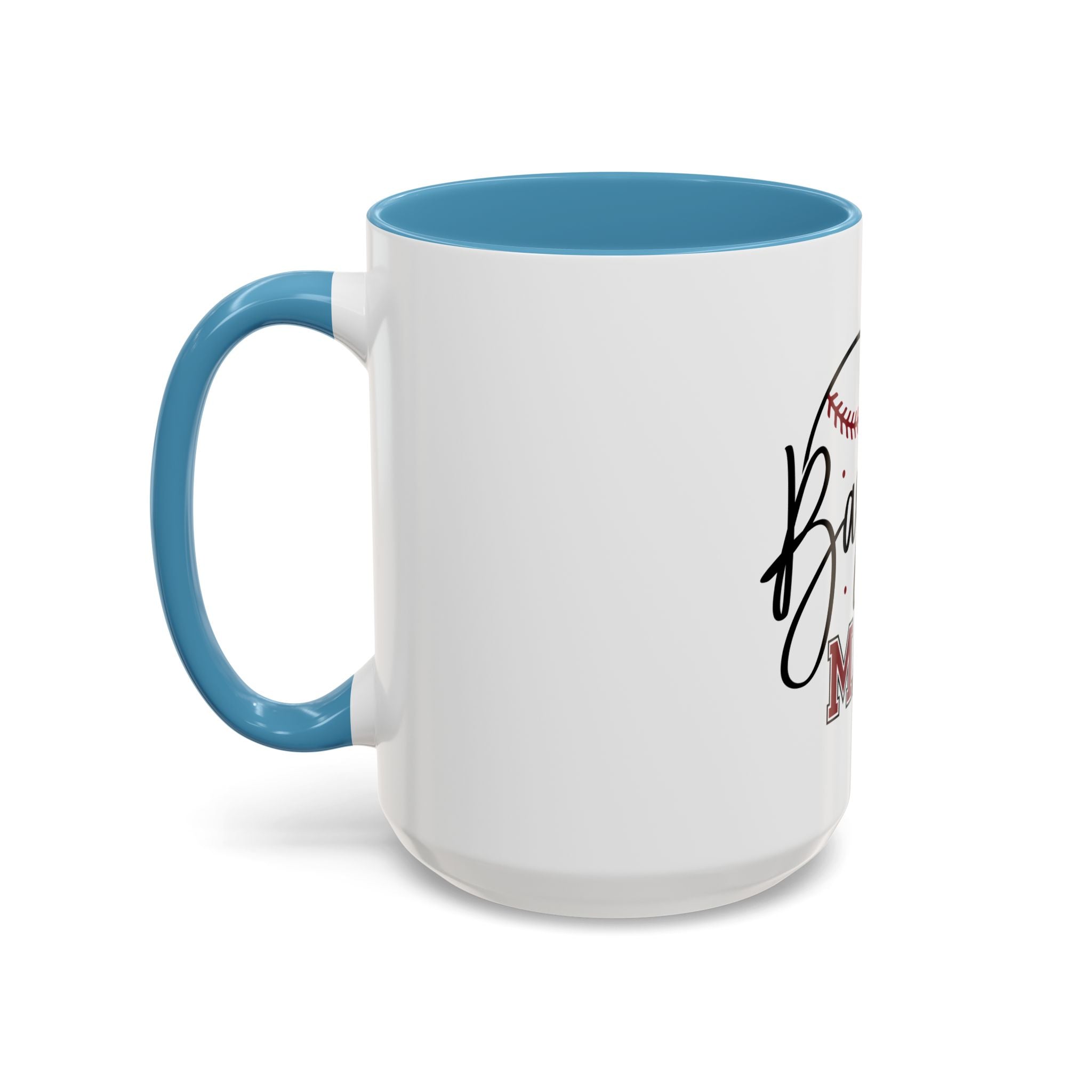 Baseball Mama Accent Coffee Mug — 11/15oz Ceramic Gift for Baseball Moms