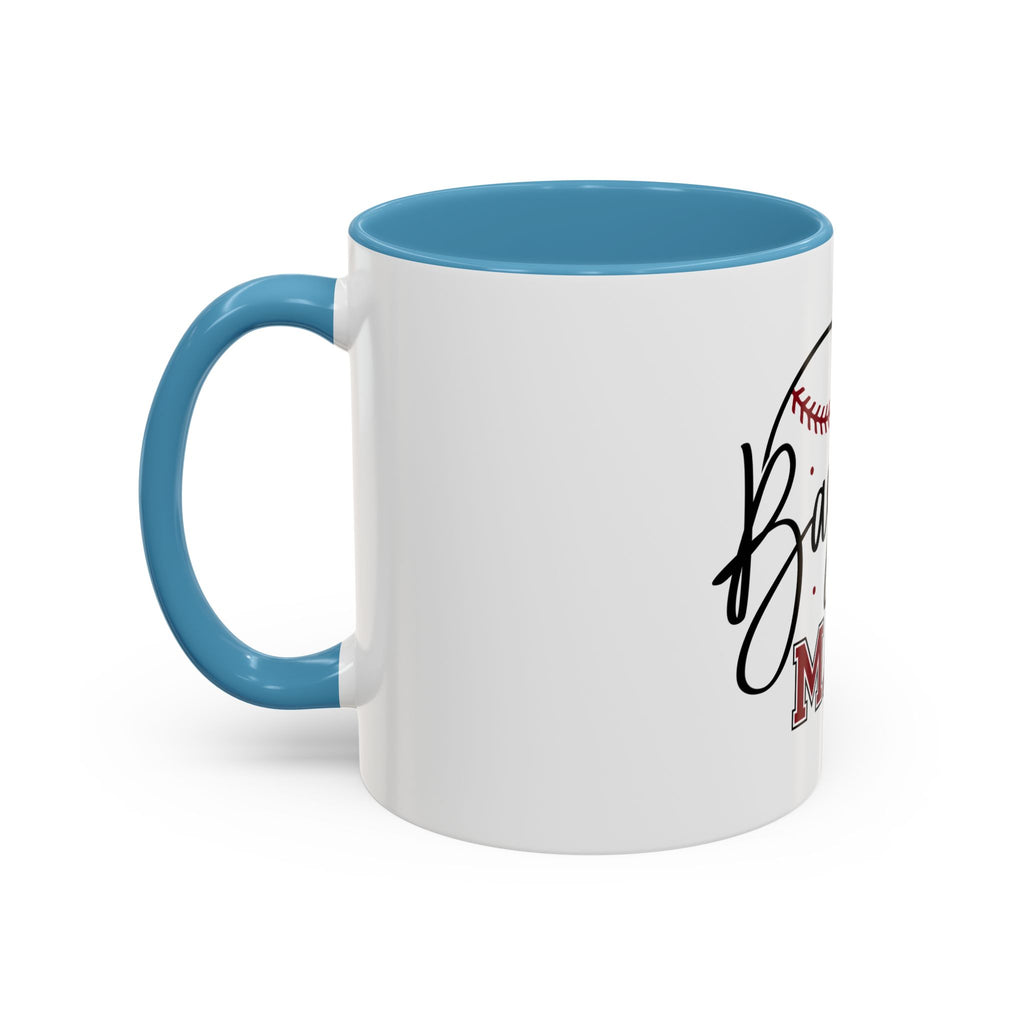 Baseball Mama Accent Coffee Mug — 11/15oz Ceramic Gift for Baseball Moms