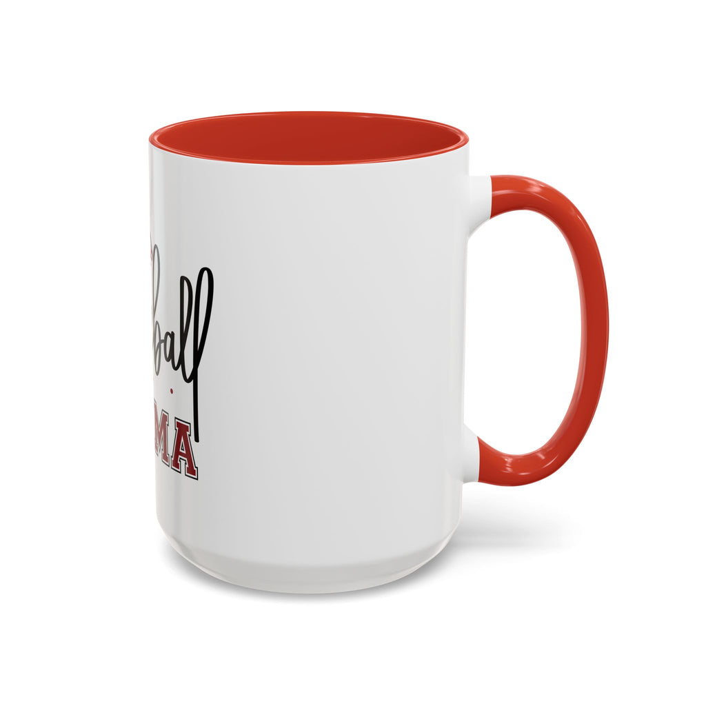 Baseball Mama Accent Coffee Mug — 11/15oz Ceramic Gift for Baseball Moms