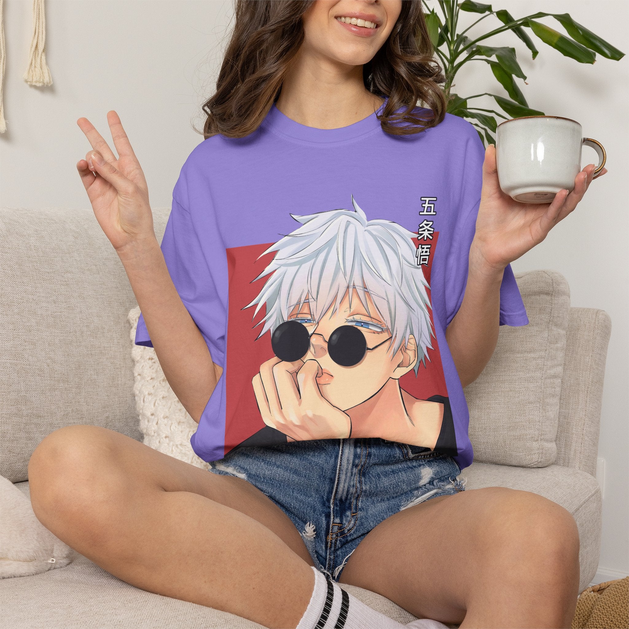 Satoru Anime Art T-Shirt