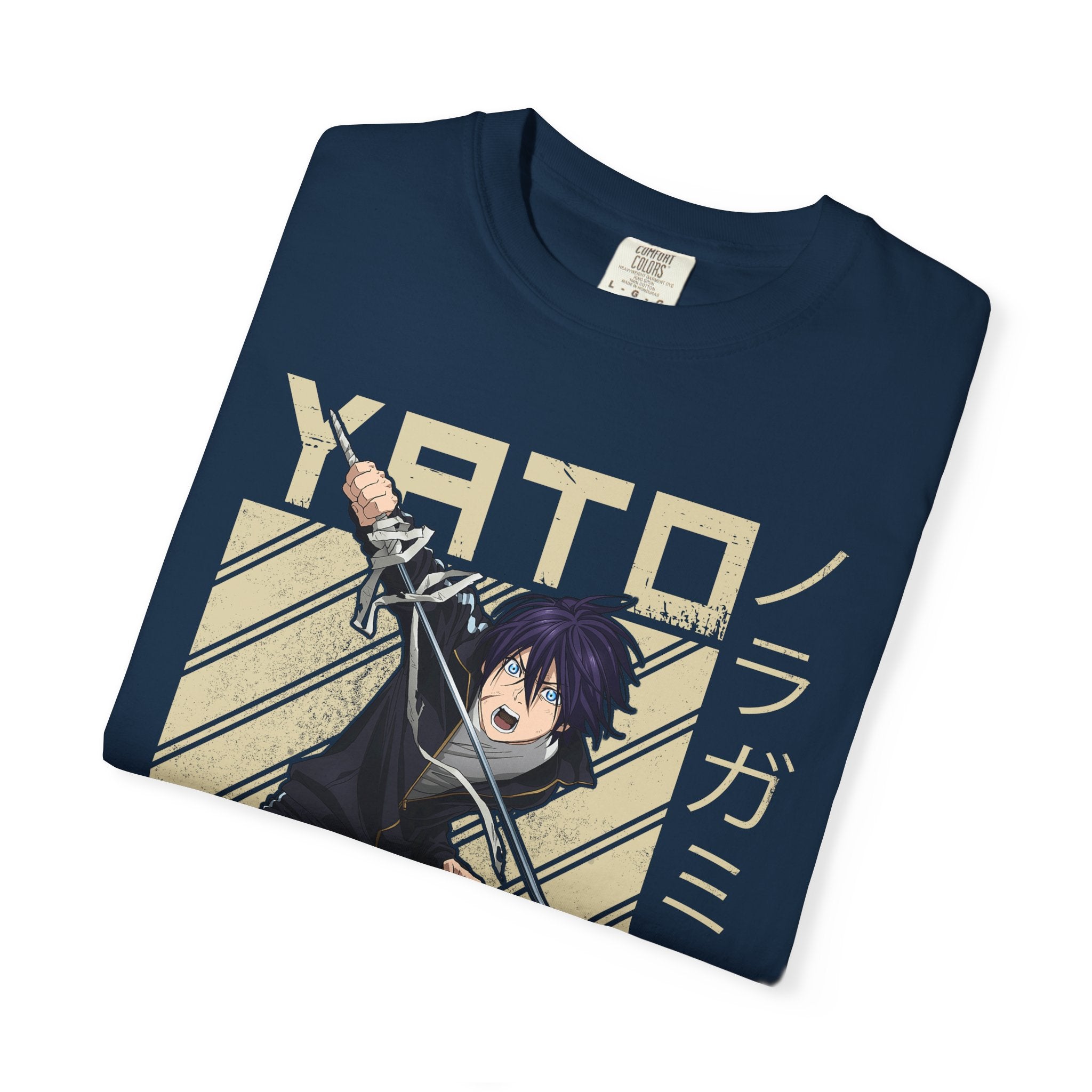 Yato Anime Sword T‑Shirt — Noragami Character Graphic Tee