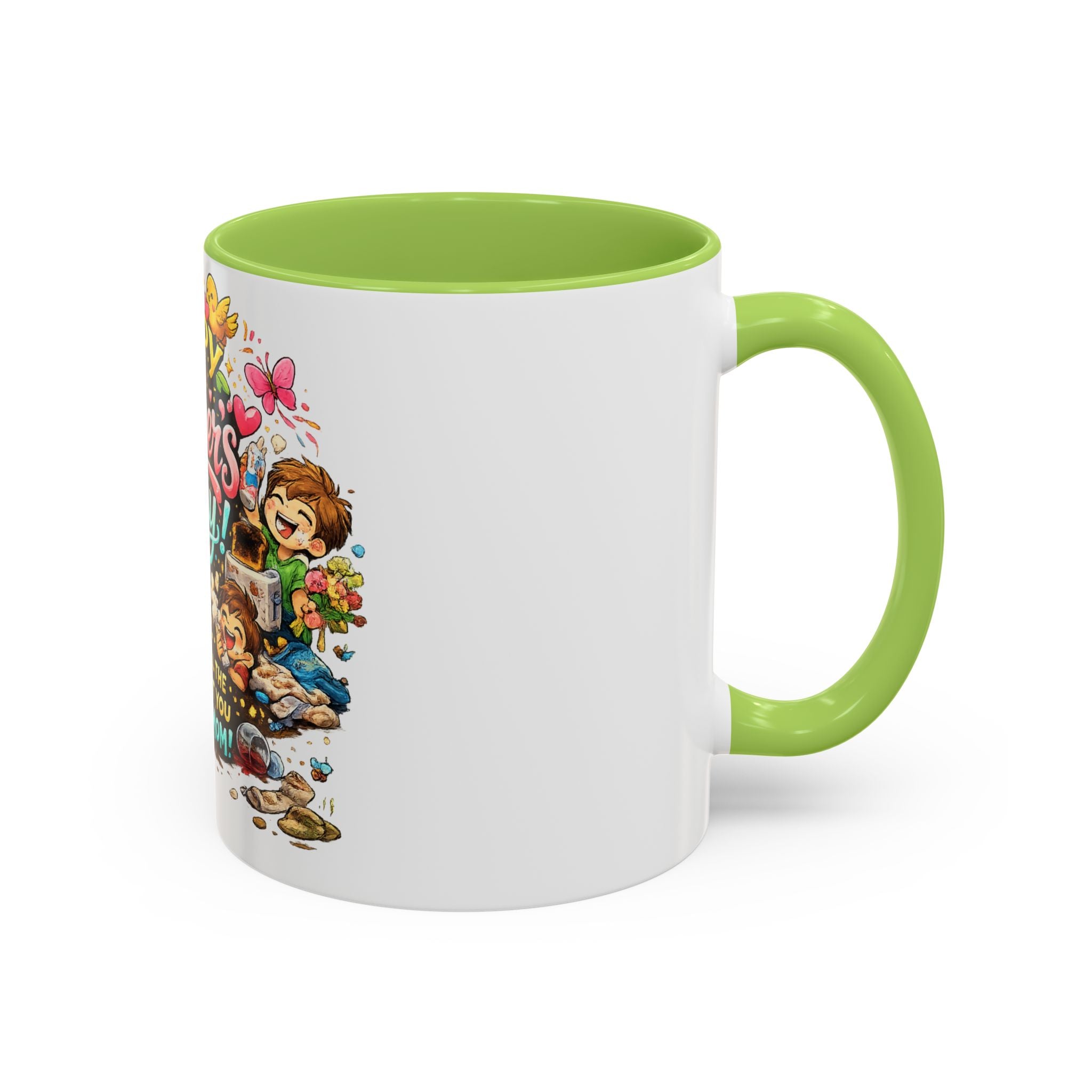 Mother's Day Coffee Mug — "Happy Mother's Day! Sorry for All the Sh*t" Funny Ceramic Accent Mug