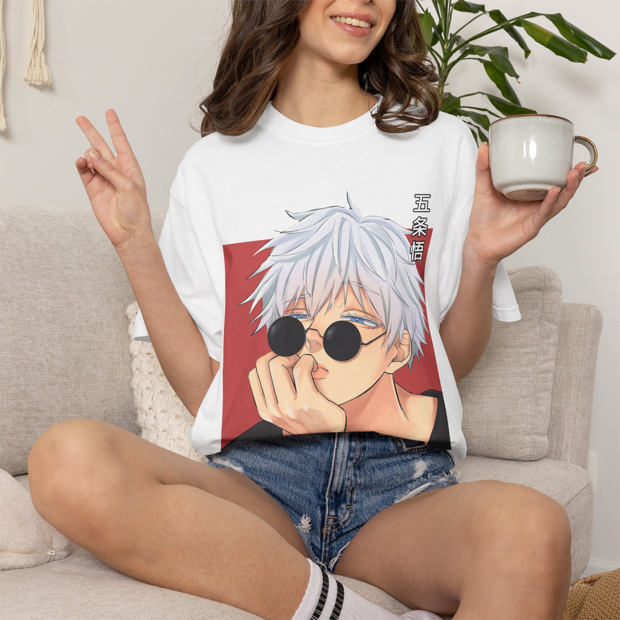 Satoru Anime Art T-Shirt