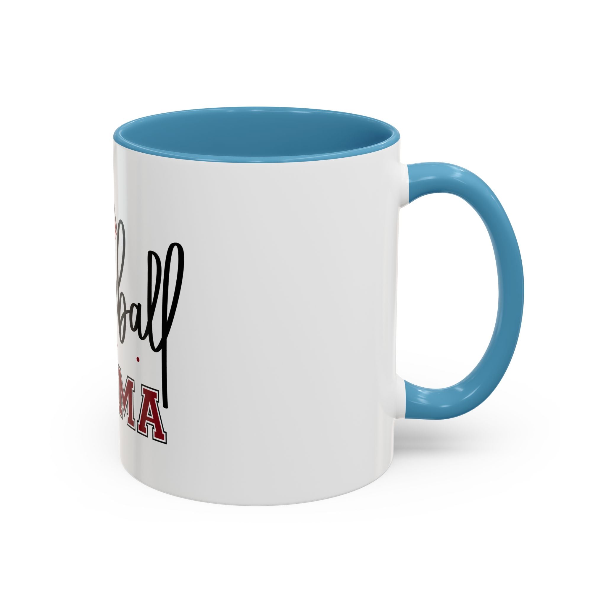 Baseball Mama Accent Coffee Mug — 11/15oz Ceramic Gift for Baseball Moms