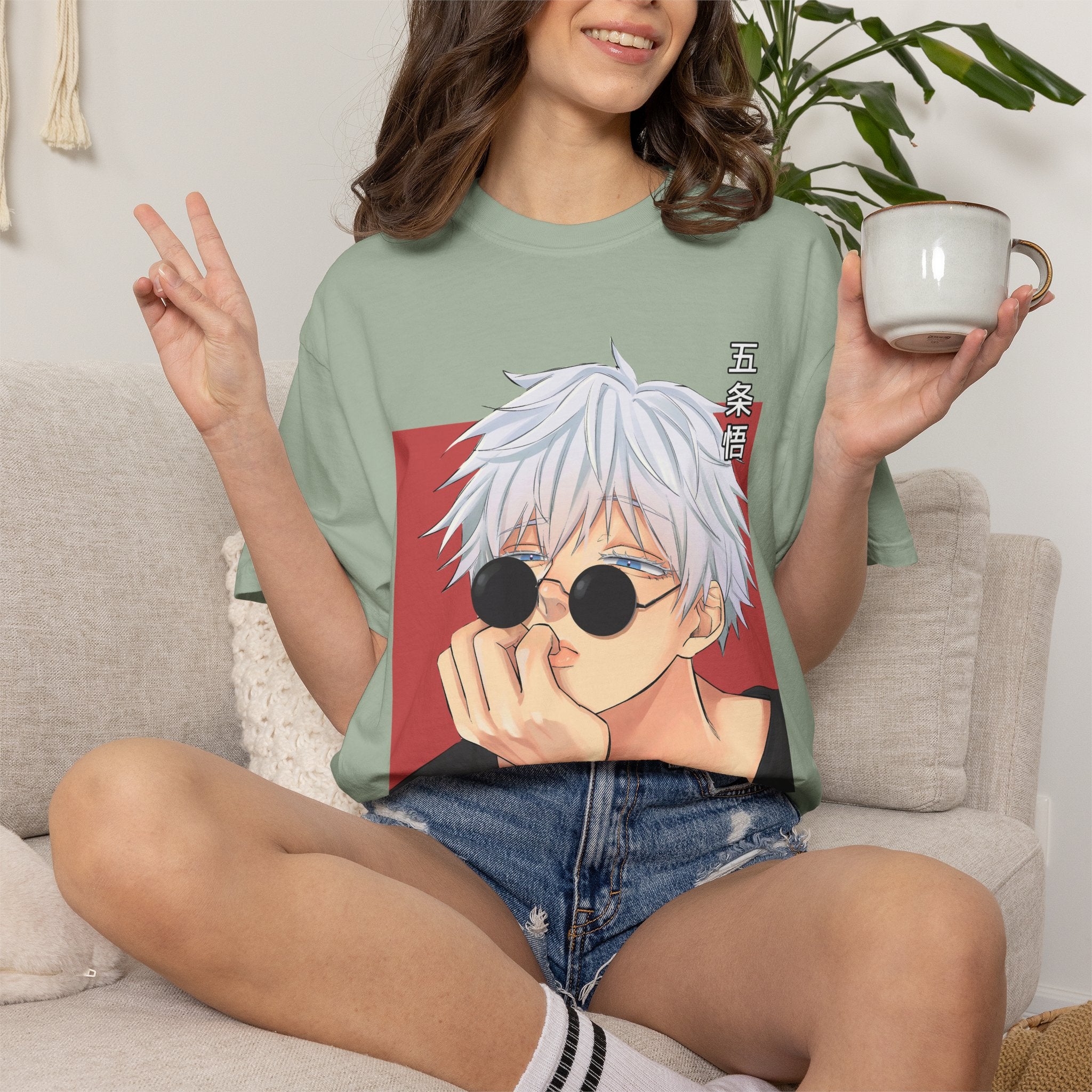 Satoru Anime Art T-Shirt