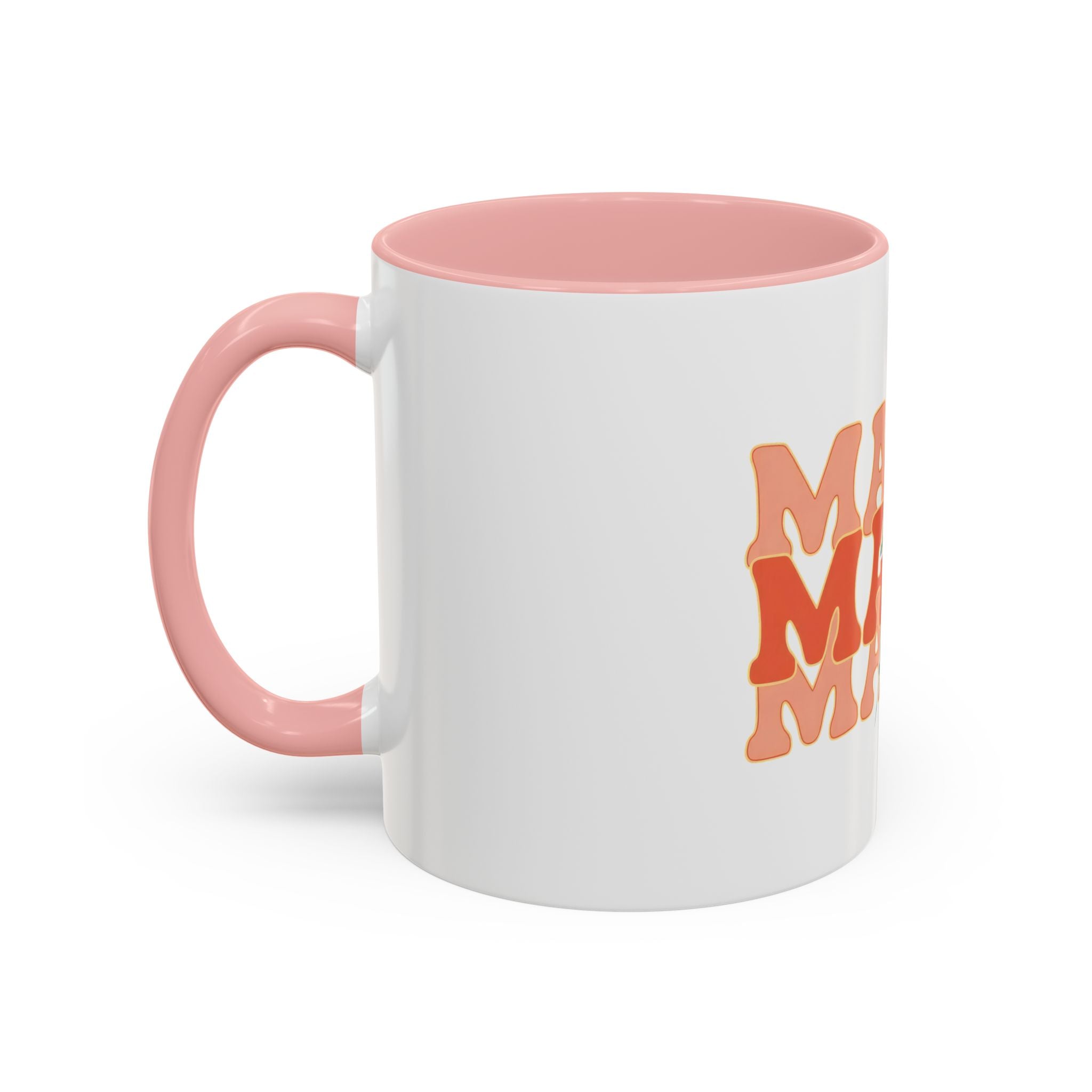 Mama Lightning Bolt Accent Coffee Mug — Retro Boho Mom Gift (11/15oz)