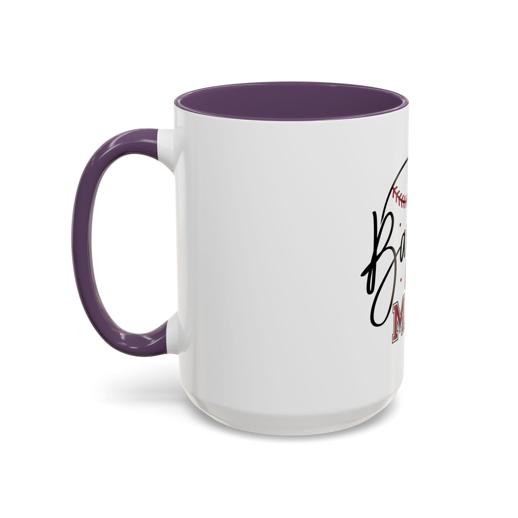 Baseball Mama Accent Coffee Mug — 11/15oz Ceramic Gift for Baseball Moms