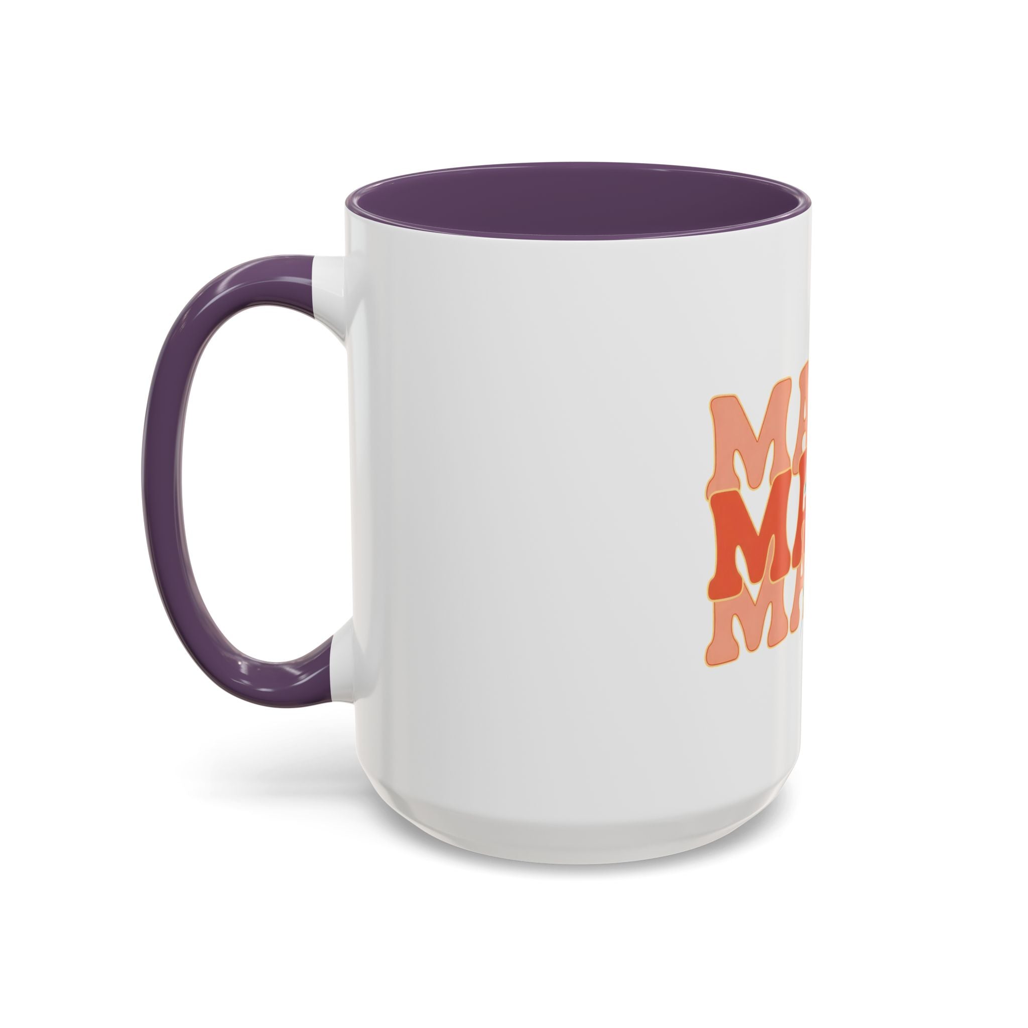 Mama Lightning Bolt Accent Coffee Mug — Retro Boho Mom Gift (11/15oz)