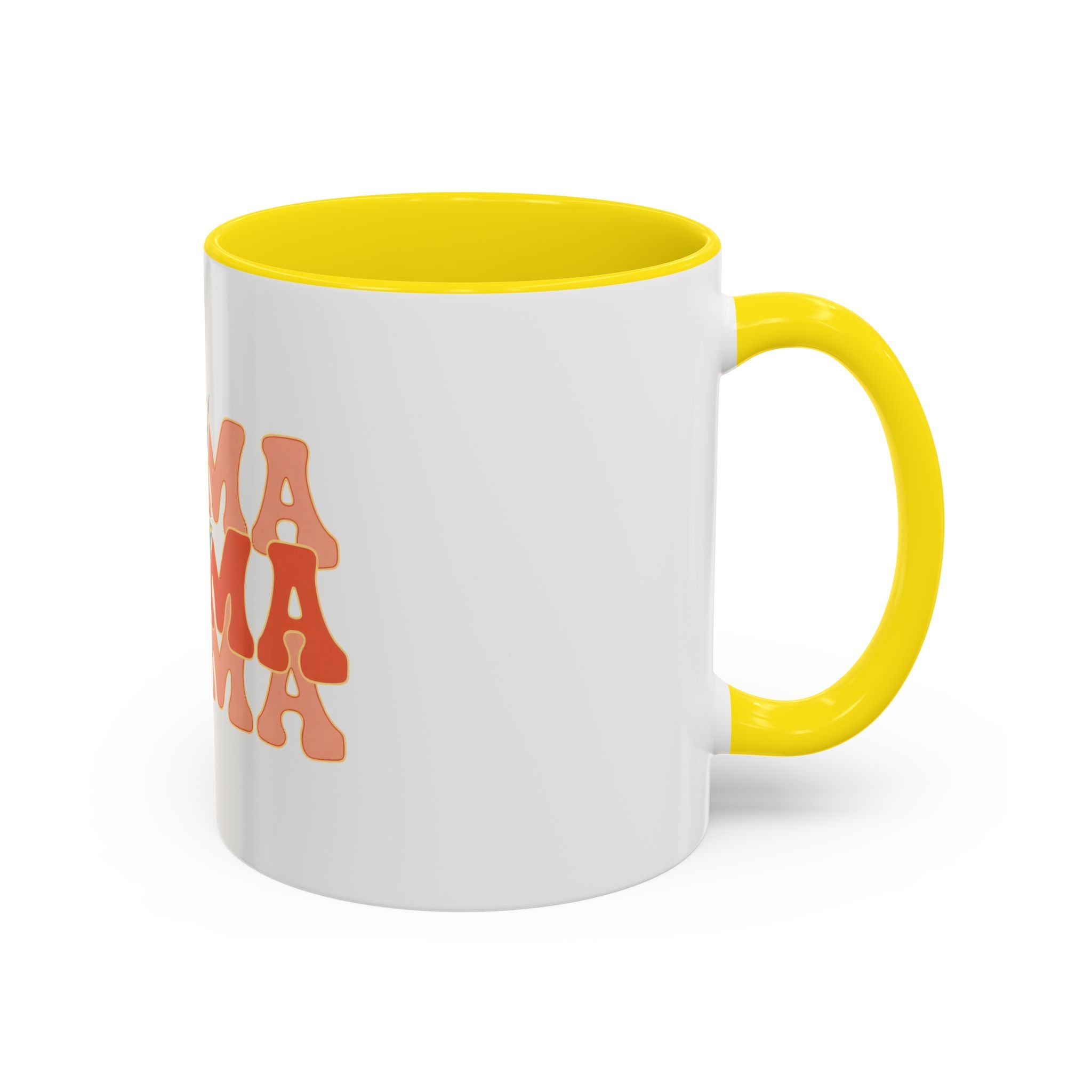 Mama Lightning Bolt Accent Coffee Mug — Retro Boho Mom Gift (11/15oz)