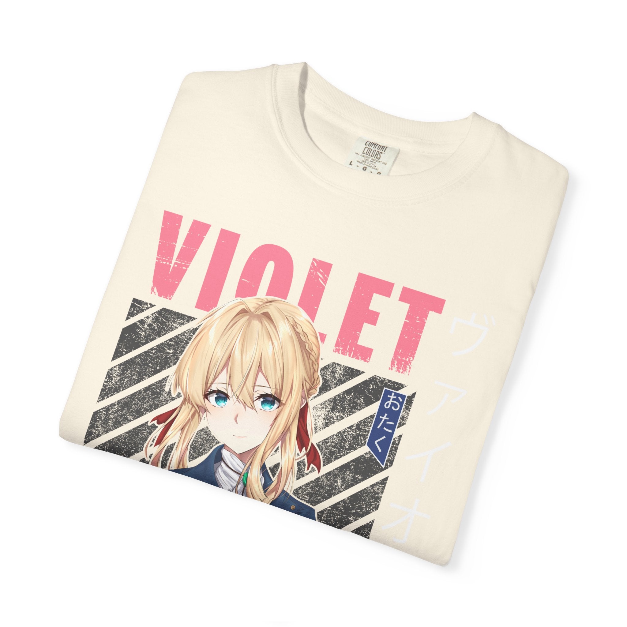 Violet Otaku Anime Graphic T-Shirt