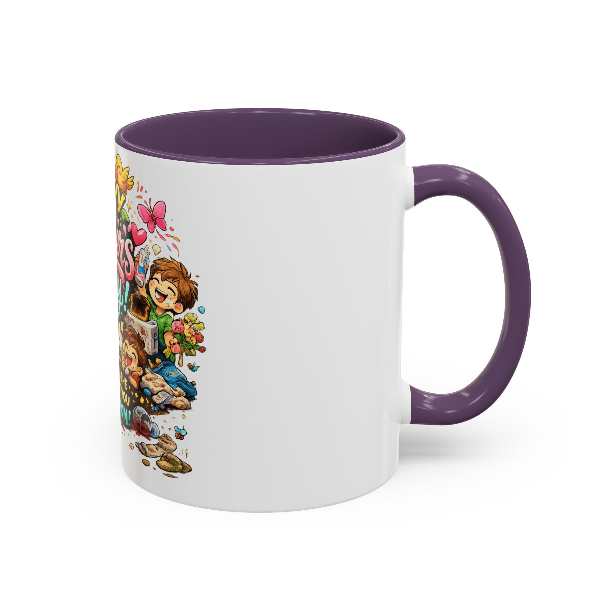 Mother's Day Coffee Mug — "Happy Mother's Day! Sorry for All the Sh*t" Funny Ceramic Accent Mug