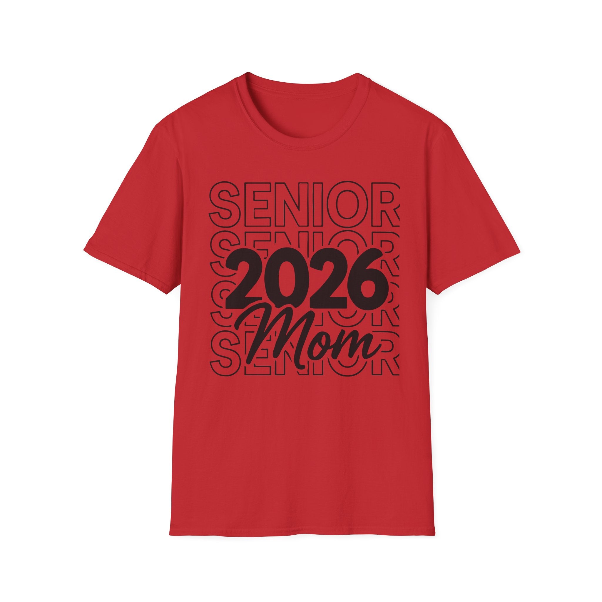 2026 Senior Mom T-Shirt — Proud Mom of Class of 2026 Graduation Tee