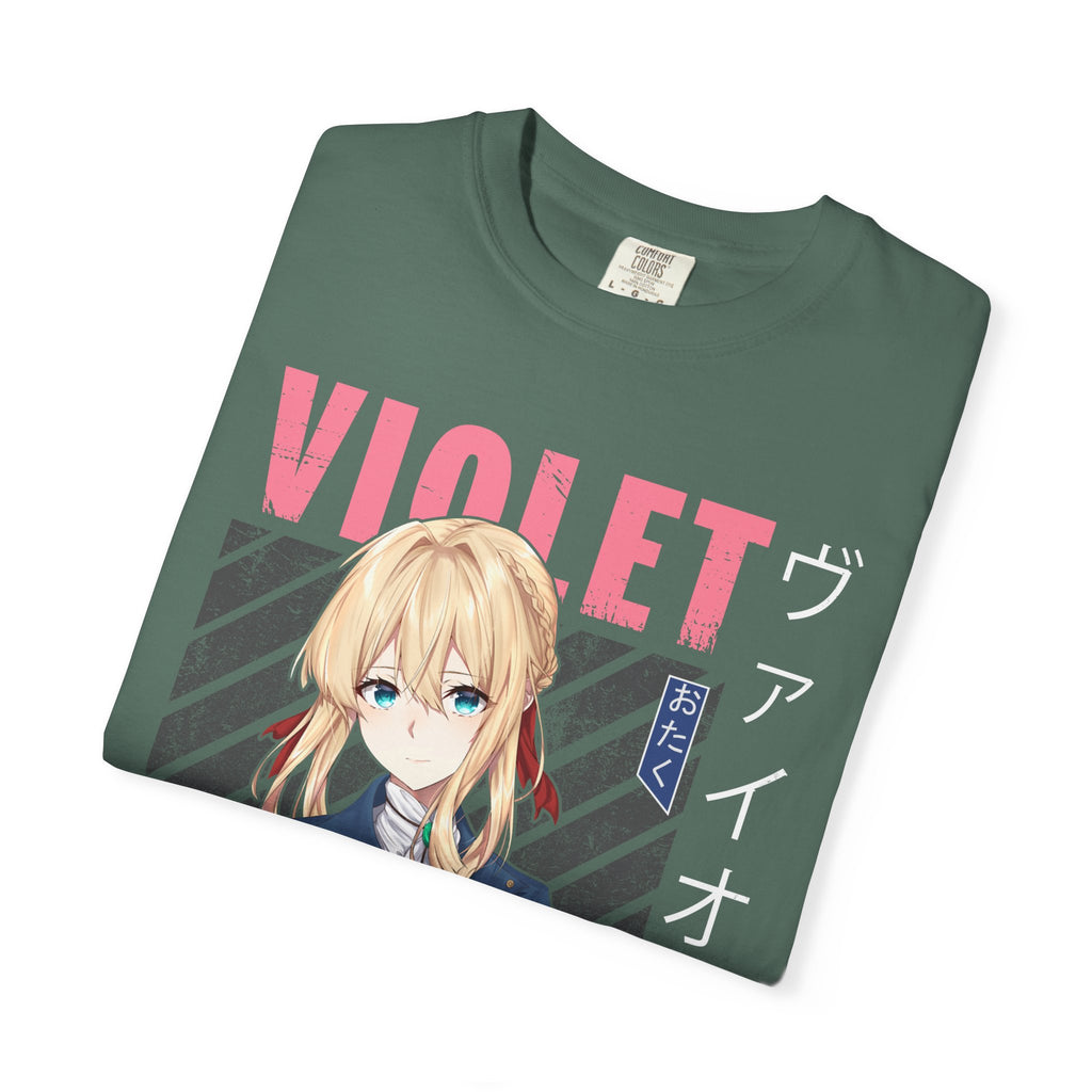 Violet Otaku Anime Graphic T-Shirt