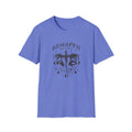 Occult Mask Graphic T-Shirt — "Basgiafh" Vintage Witchy Design