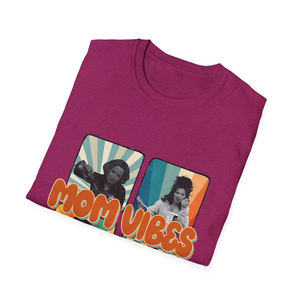 Mom Vibes Retro Photo T-Shirt