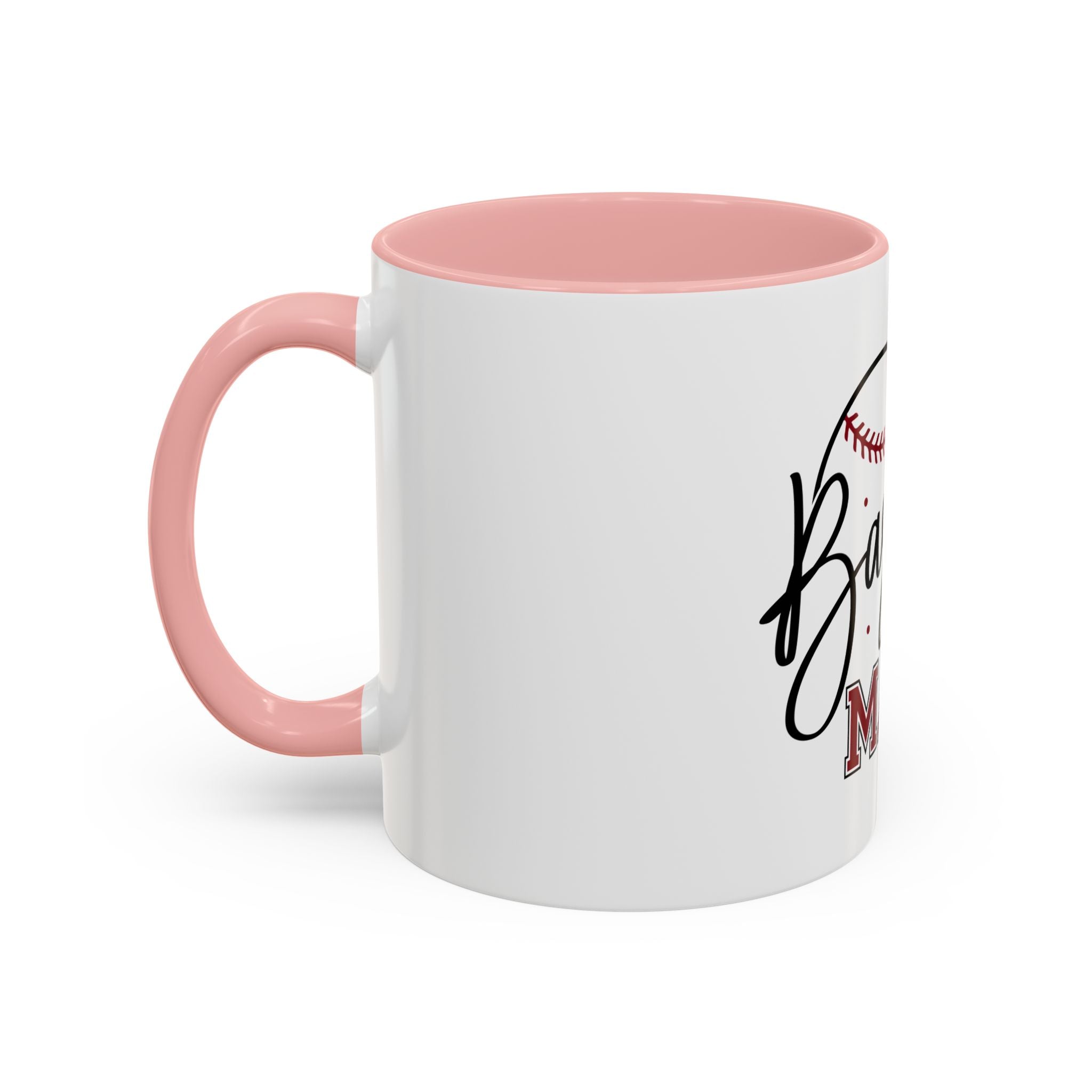 Baseball Mama Accent Coffee Mug — 11/15oz Ceramic Gift for Baseball Moms