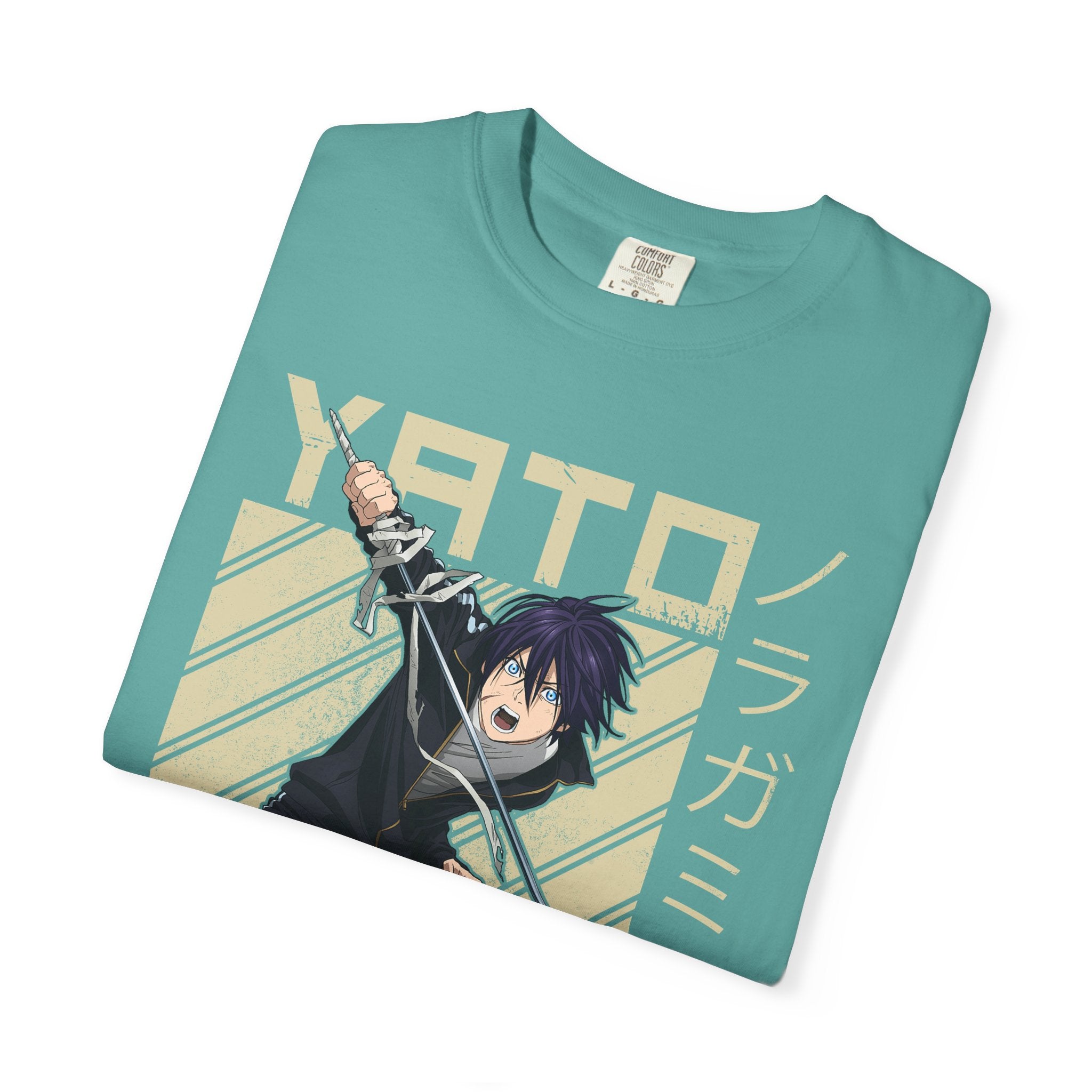 Yato Anime Sword T‑Shirt — Noragami Character Graphic Tee