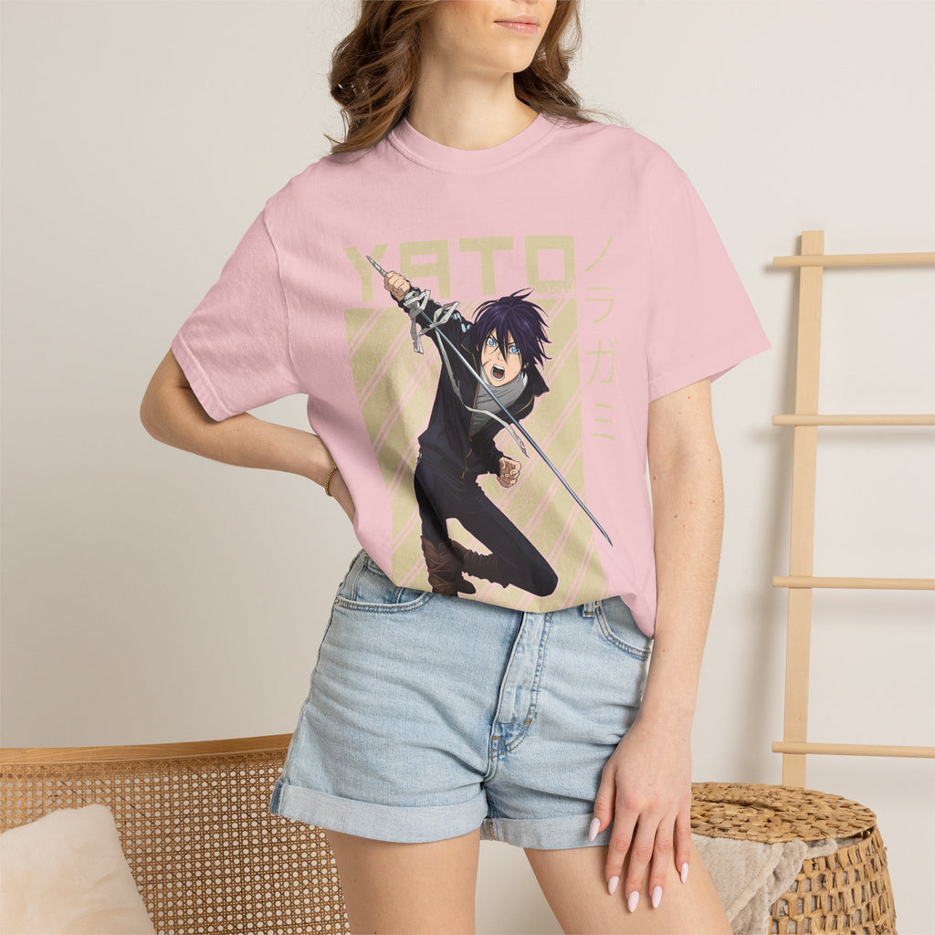 Yato Anime Sword T‑Shirt — Noragami Character Graphic Tee