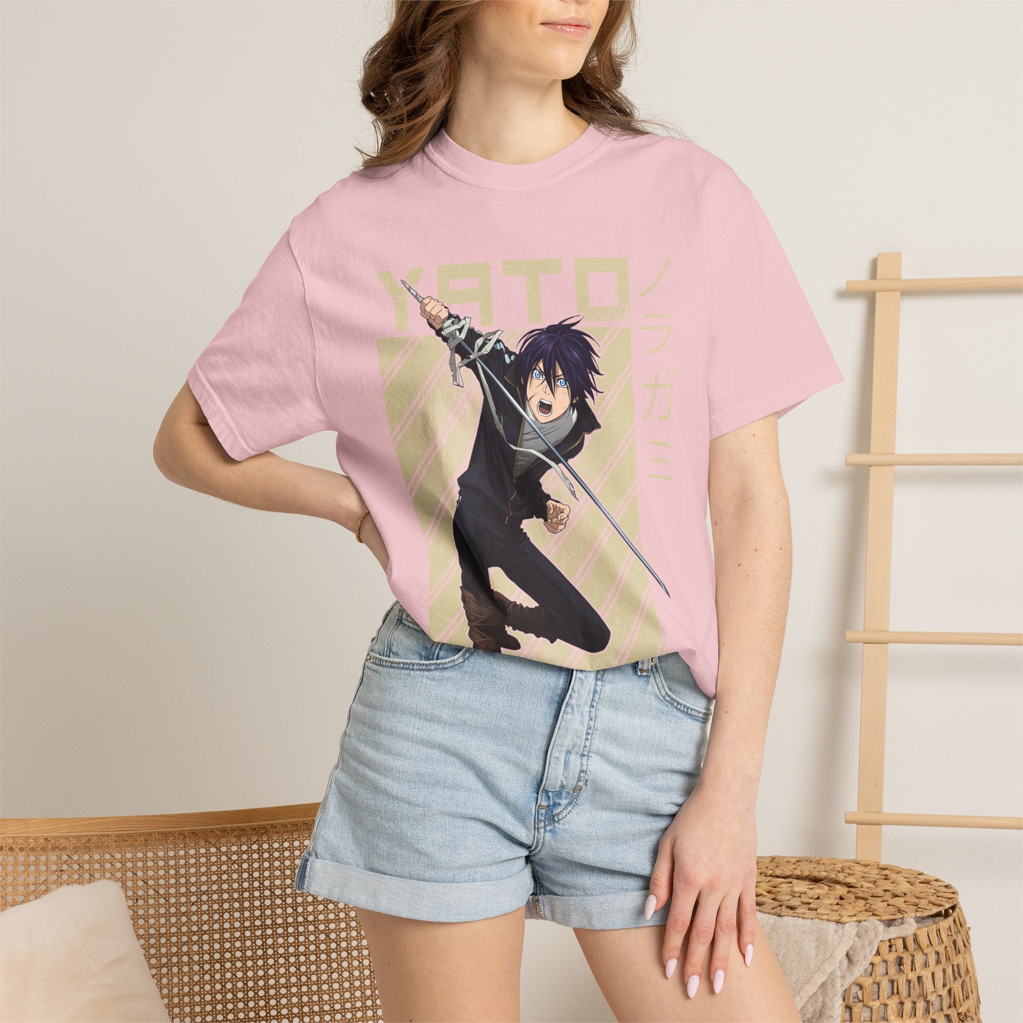 Yato Anime Sword T‑Shirt — Noragami Character Graphic Tee