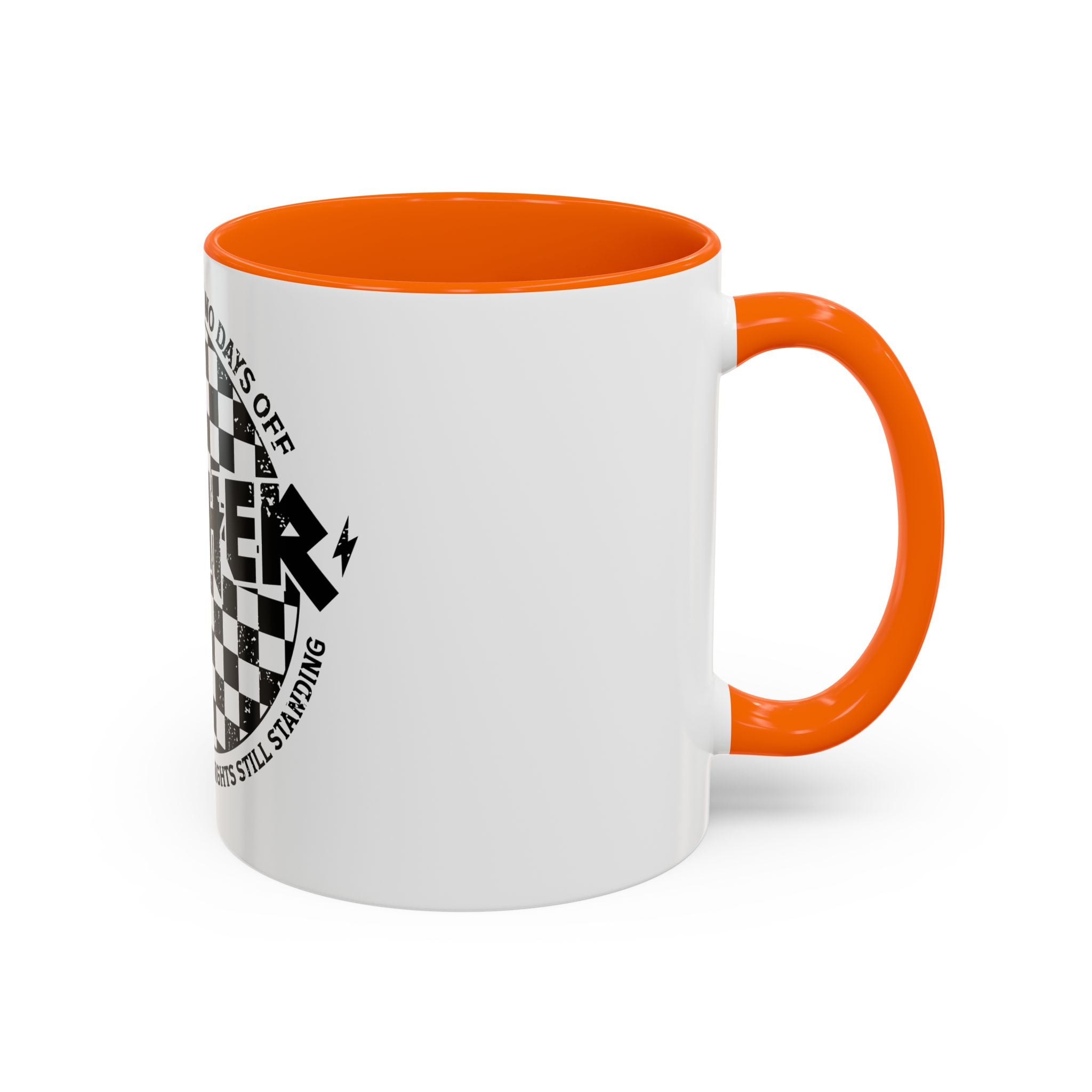 Mother Checkerboard Coffee Mug — "Full Time Job With No Days Off"