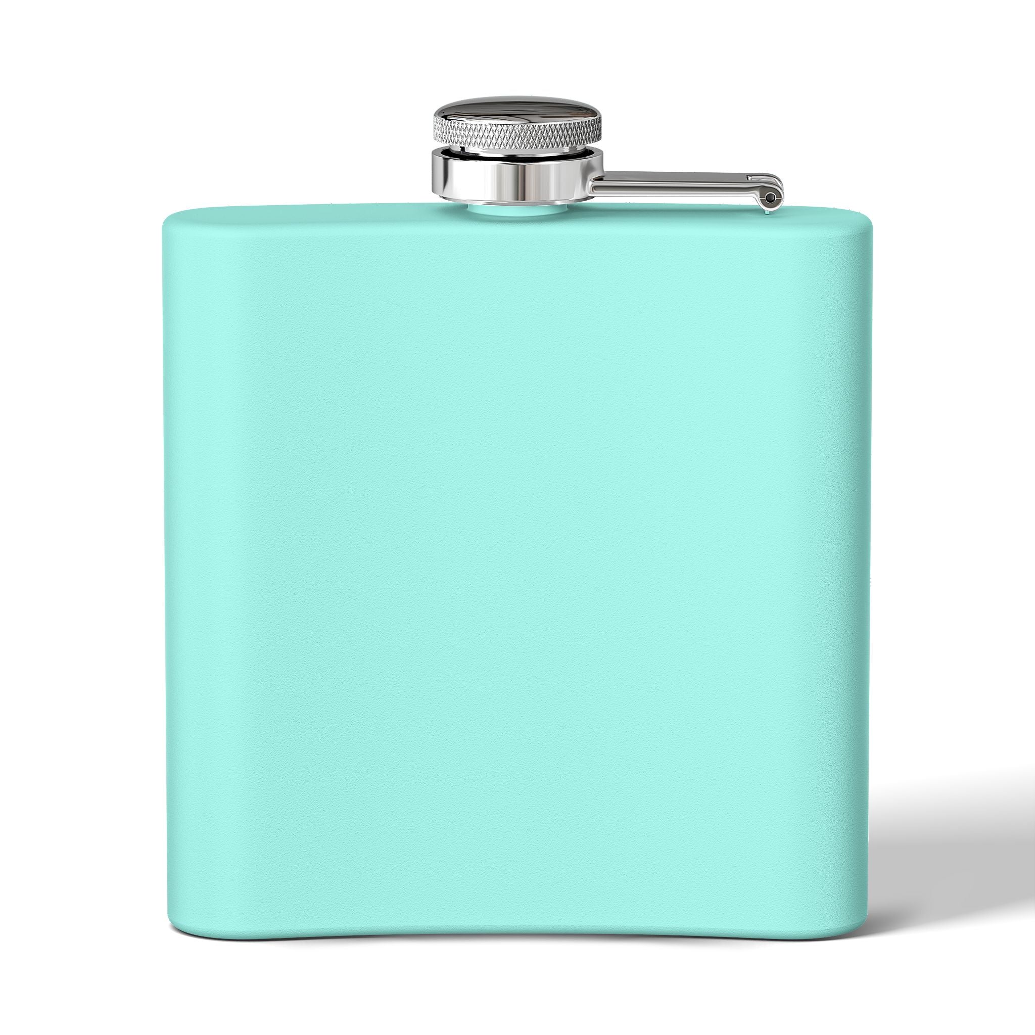 6oz Stainless Steel Flask — Anime Character Face Design