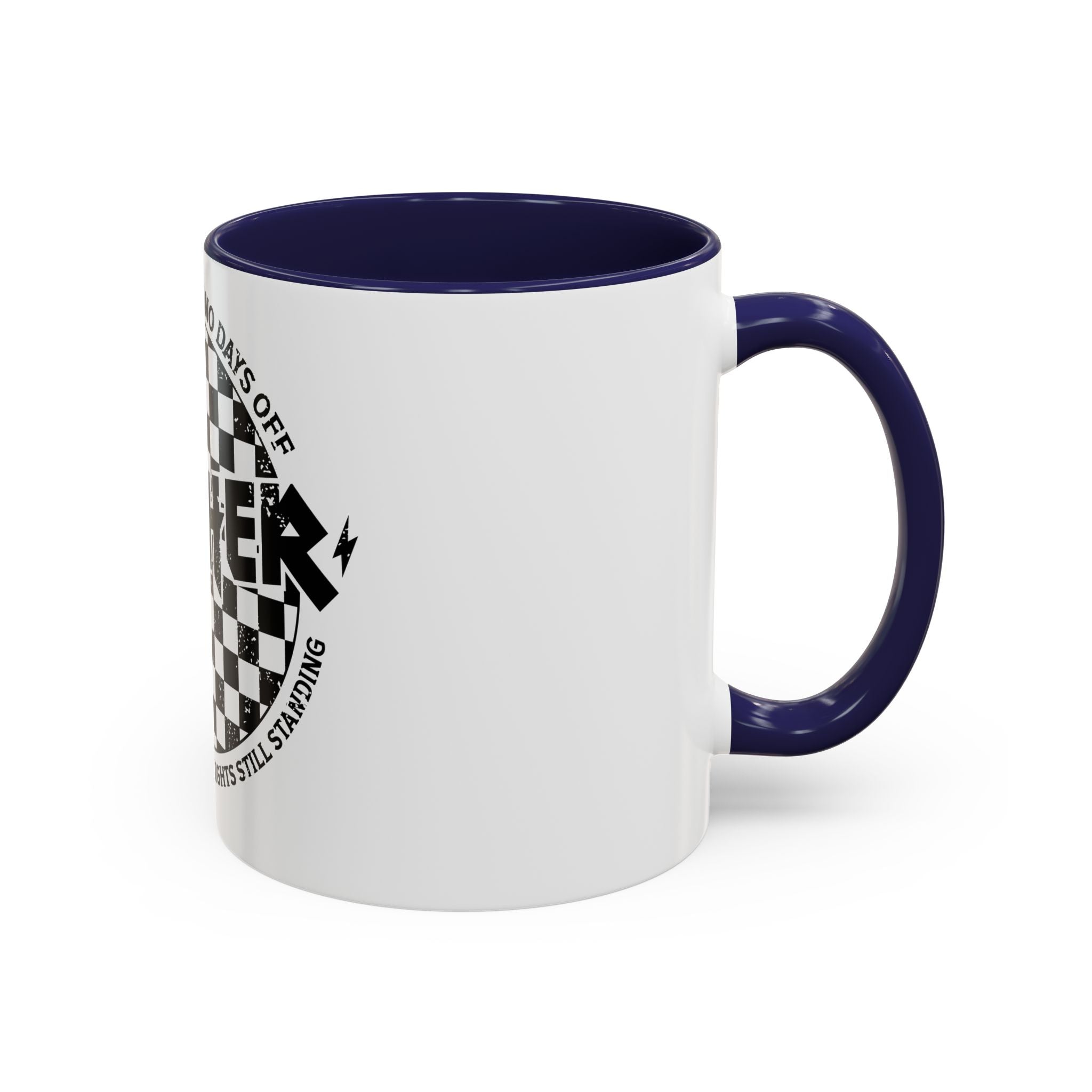 Mother Checkerboard Coffee Mug — "Full Time Job With No Days Off"