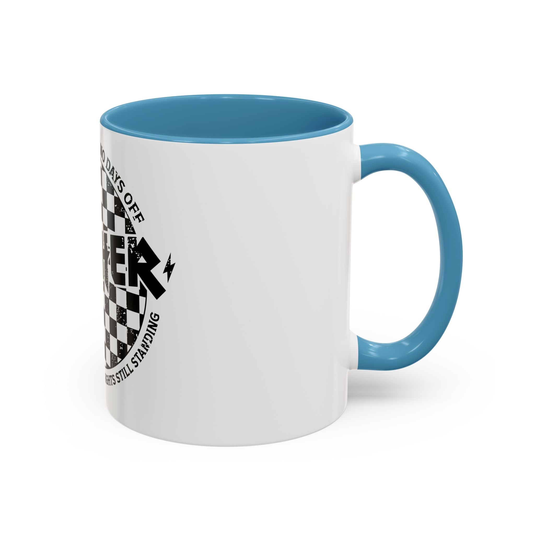 Mother Checkerboard Coffee Mug — "Full Time Job With No Days Off"