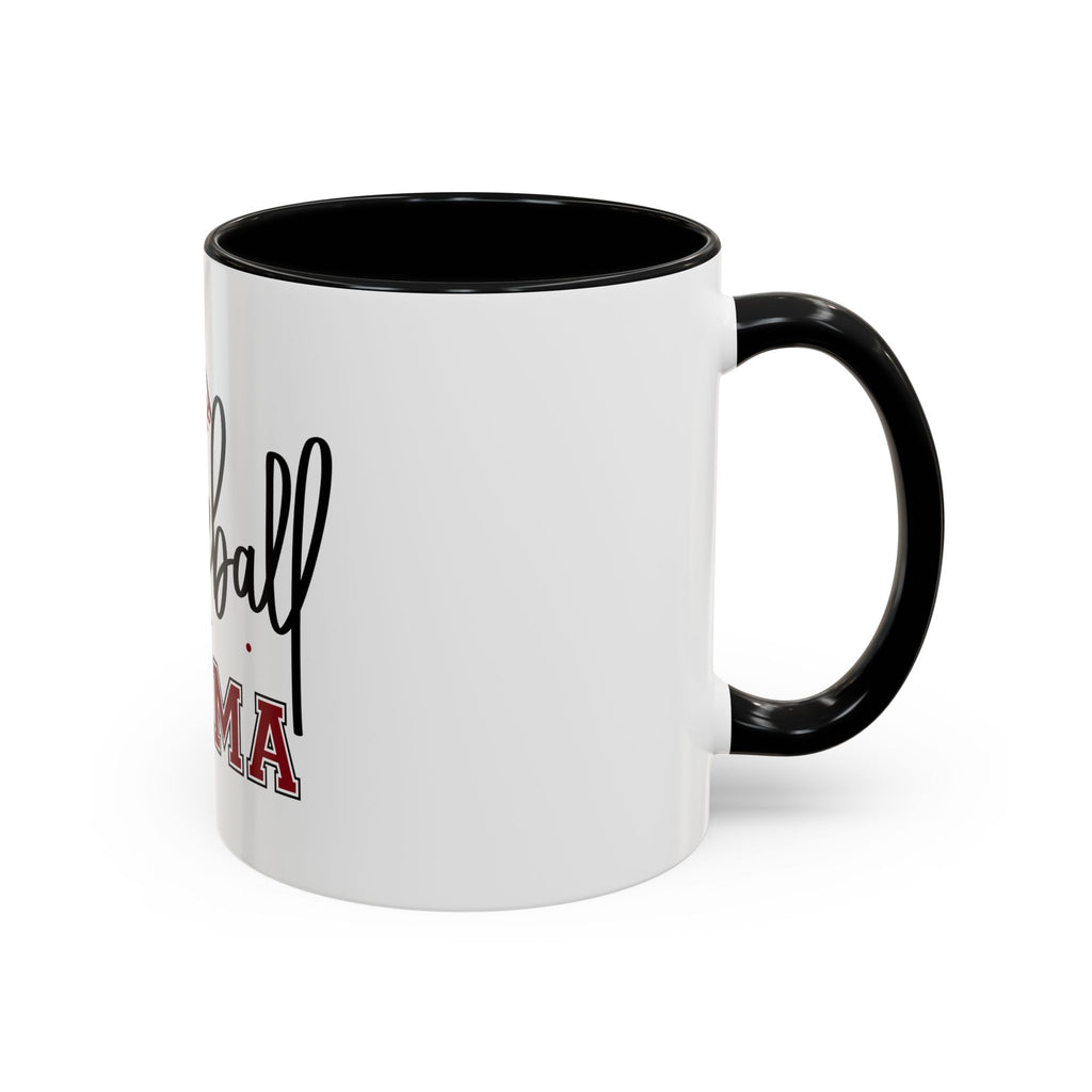 Baseball Mama Accent Coffee Mug — 11/15oz Ceramic Gift for Baseball Moms