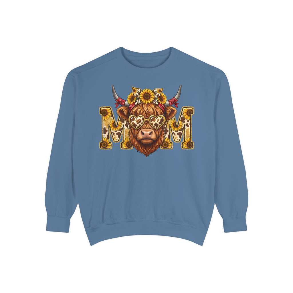 Mom Buffalo Floral Graphic Sweatshirt