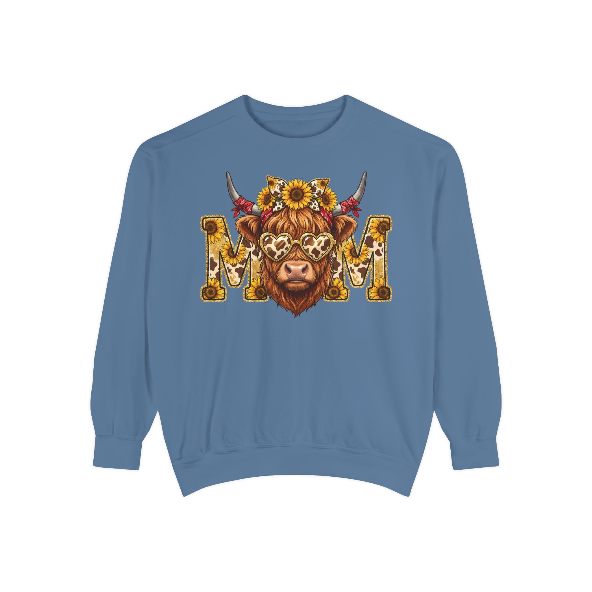 Mom Buffalo Floral Graphic Sweatshirt