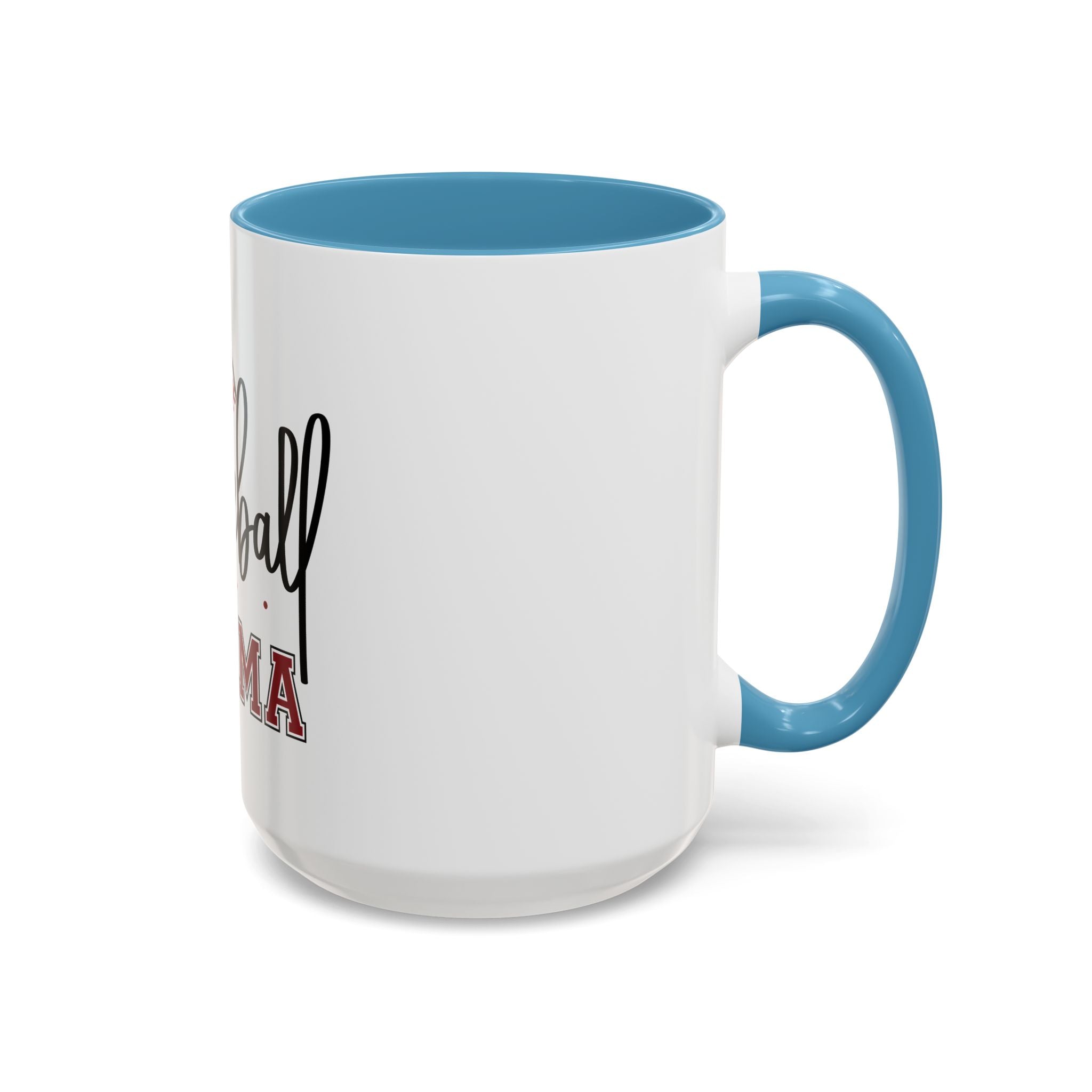 Baseball Mama Accent Coffee Mug — 11/15oz Ceramic Gift for Baseball Moms