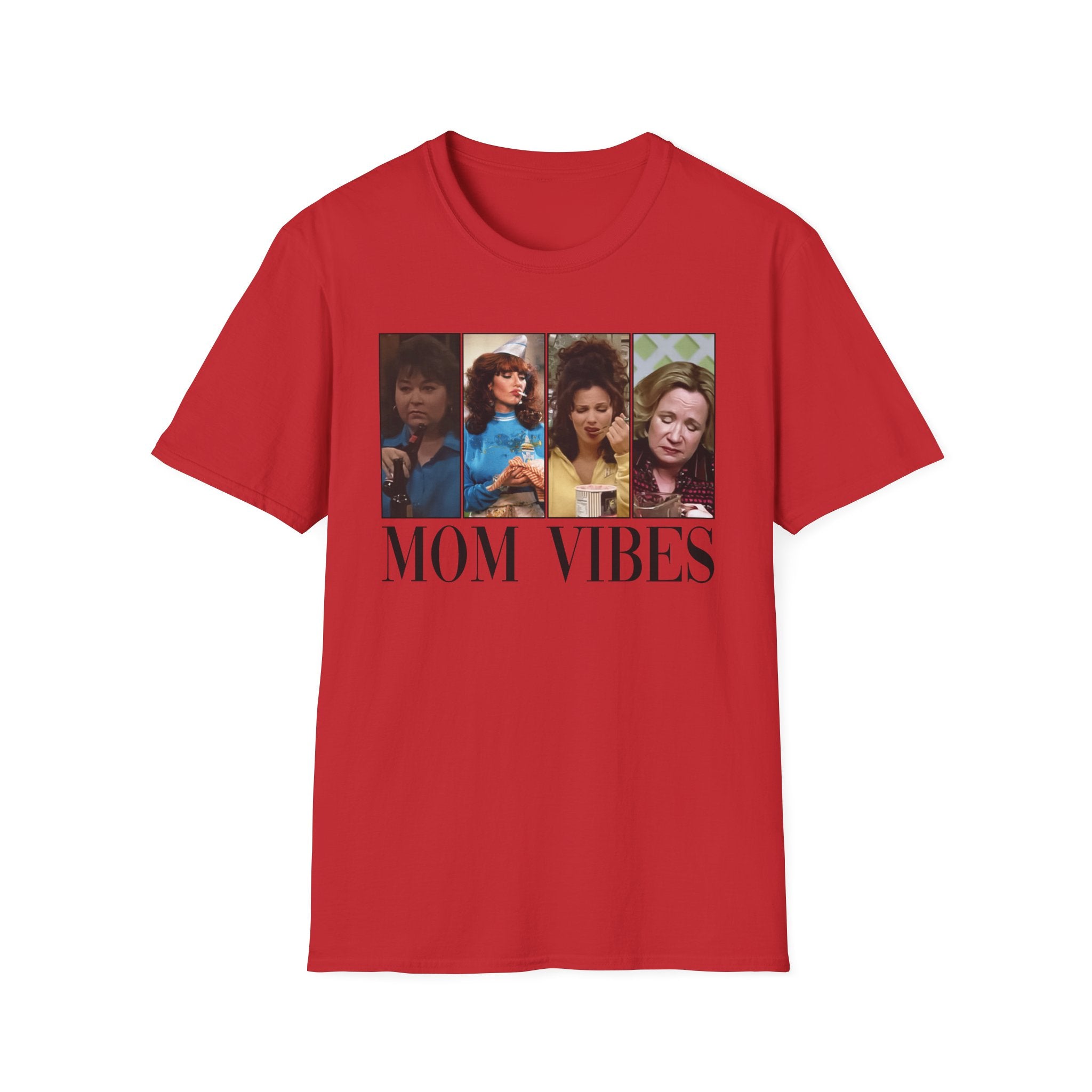 Mom Vibes T-Shirt — Funny Retro Mom Collage Tee for Mother's Day & Everyday