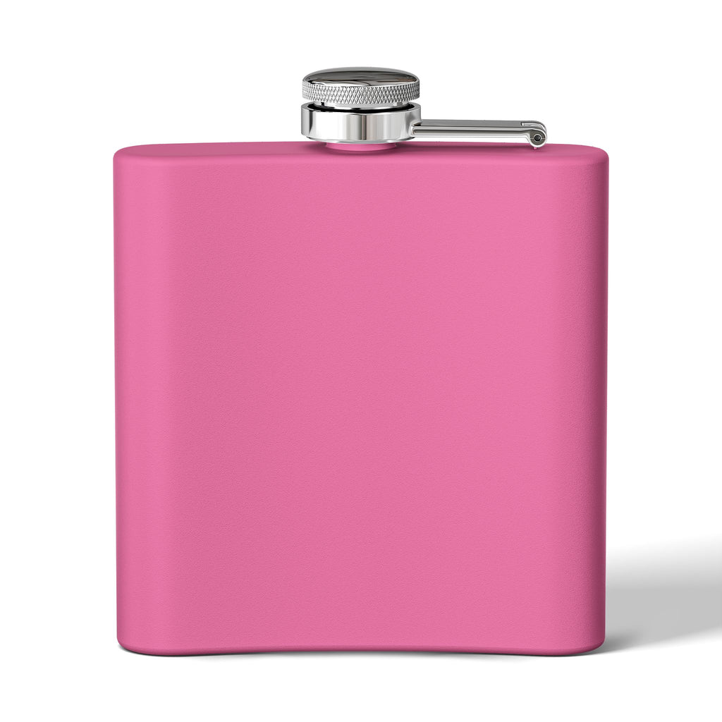 6oz Stainless Steel Flask — Anime Character Face Design
