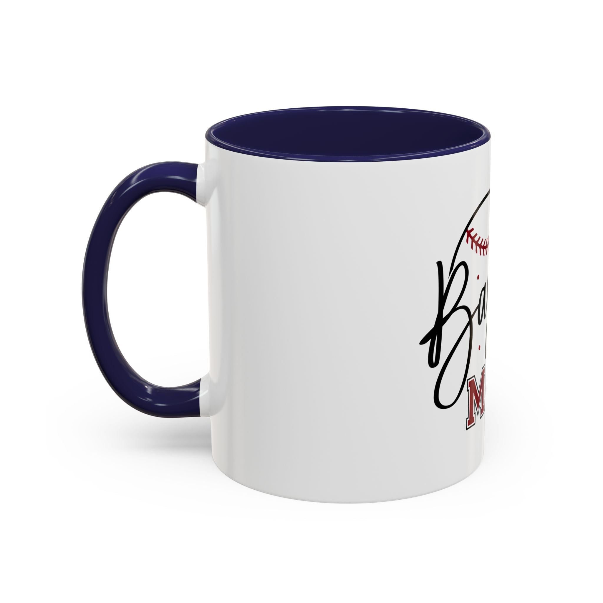 Baseball Mama Accent Coffee Mug — 11/15oz Ceramic Gift for Baseball Moms